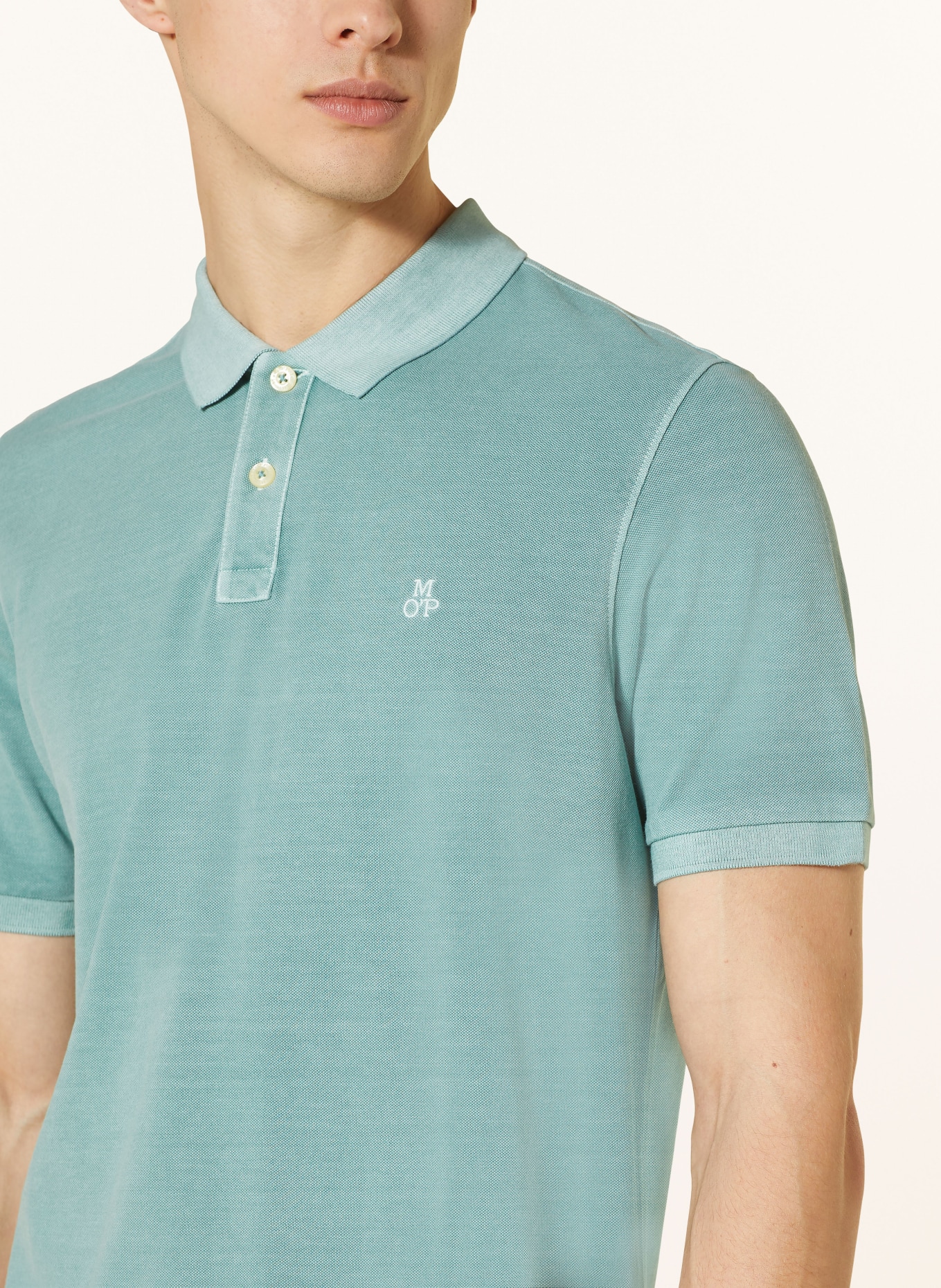 Marc O'Polo Piqué polo shirt regular fit: LIGHT GREEN