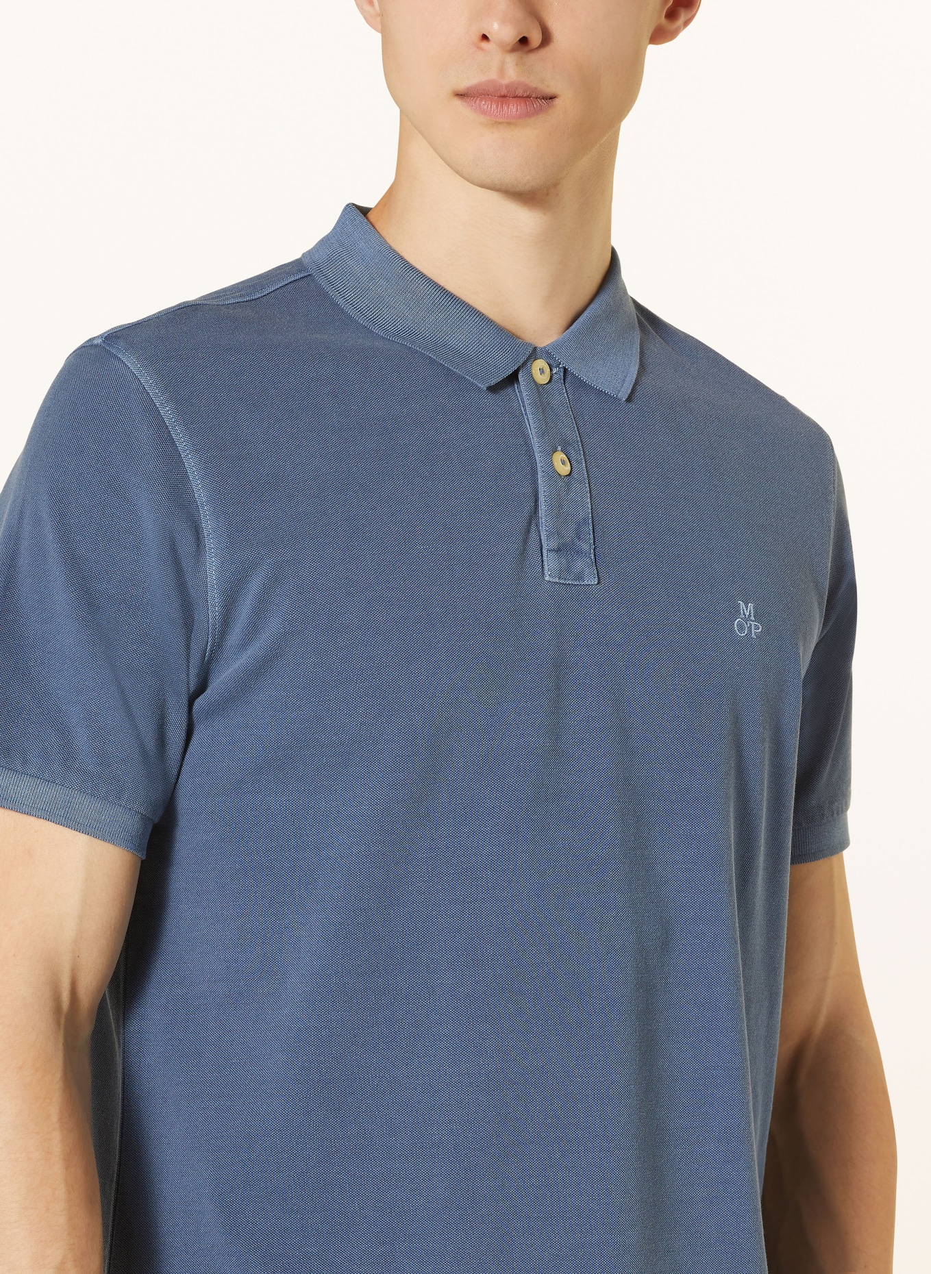 Marc O'Polo Piqué-Poloshirt, Farbe: BLAU (Bild 4)