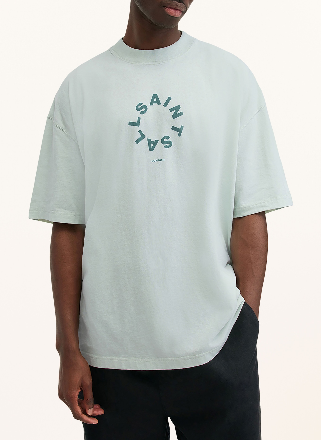 ALLSAINTS T-Shirt TIERRA, Farbe: HELLBLAU (Bild 4)