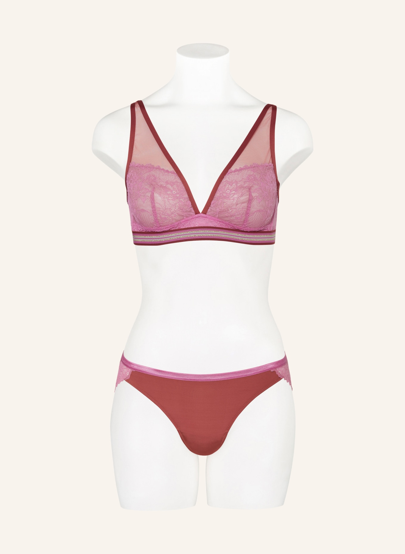 mey Slip Serie POETRY STYLE: ROT / PINK