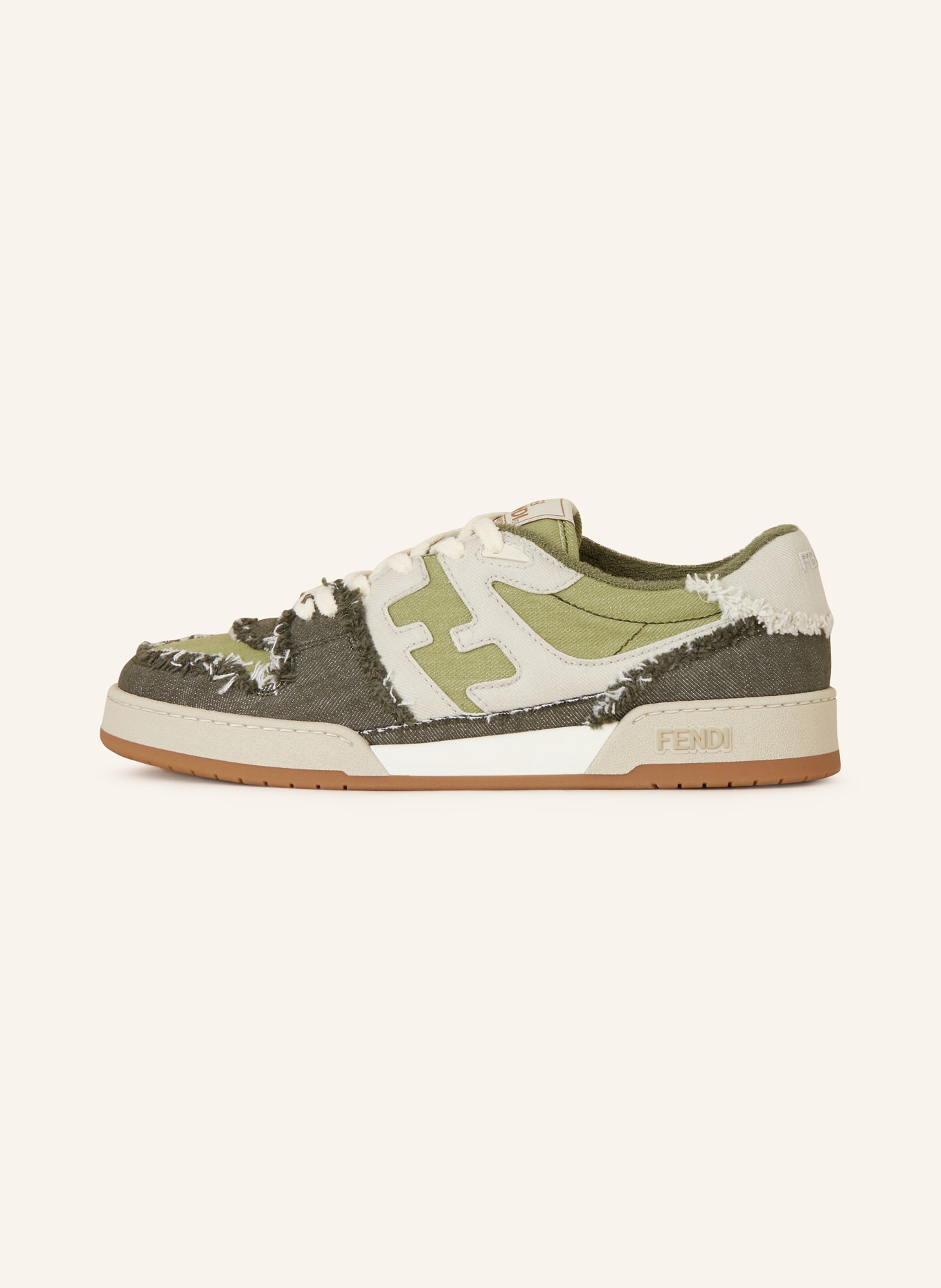 FENDI Sneakers MATCH, Color: GREEN/ LIGHT GREEN (Image 4)