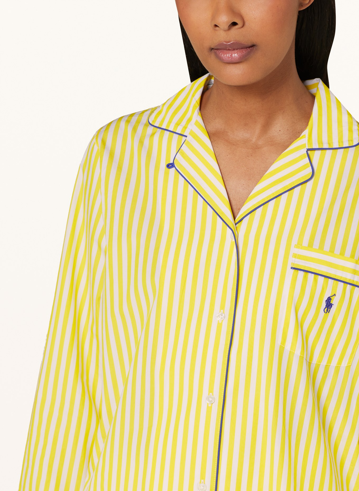 POLO RALPH LAUREN Schlafanzug, Farbe: WEISS/ GELB (Bild 4)
