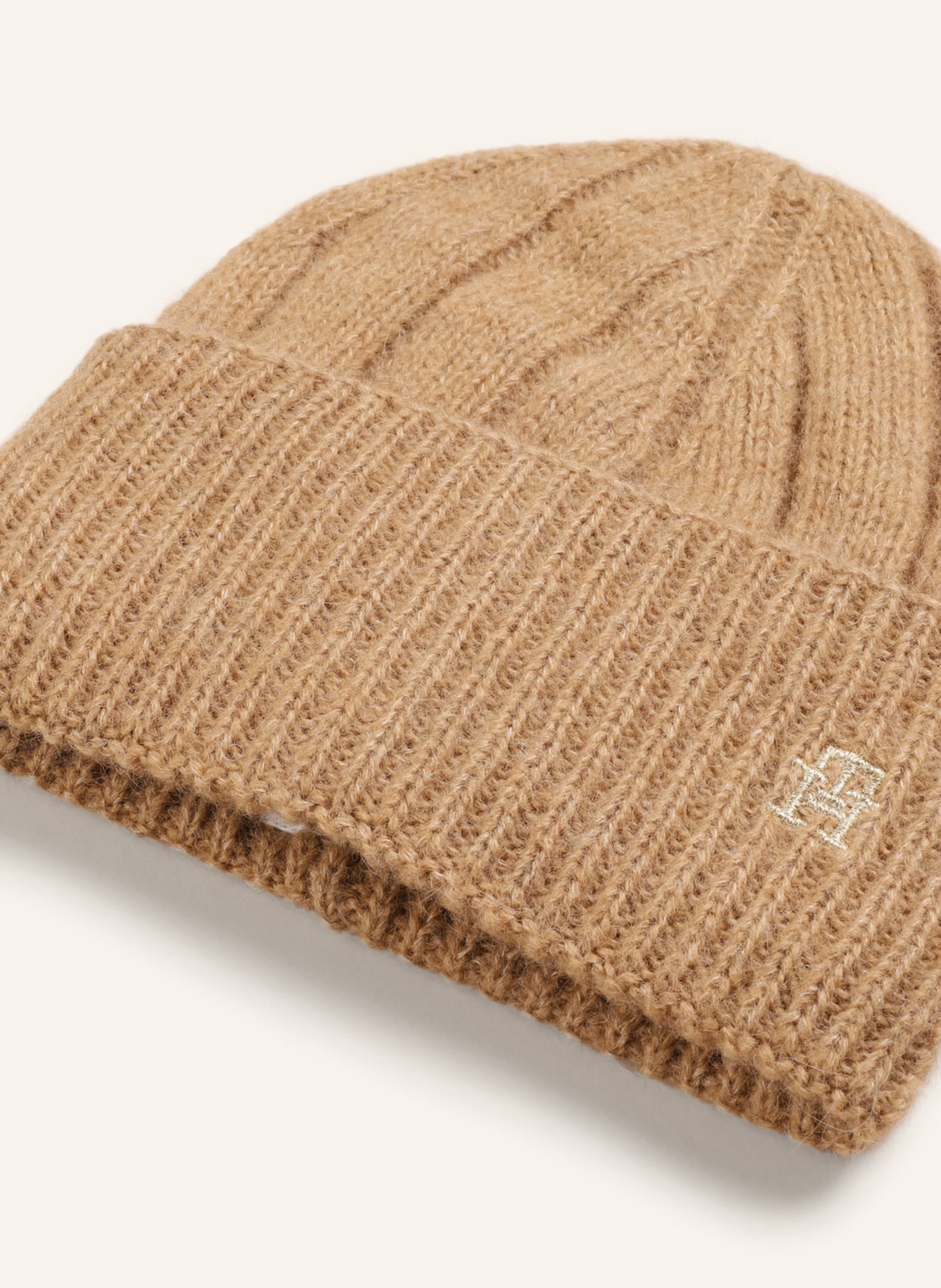 TOMMY HILFIGER Beanie TH TIMELESS, Color: BEIGE (Image 2)