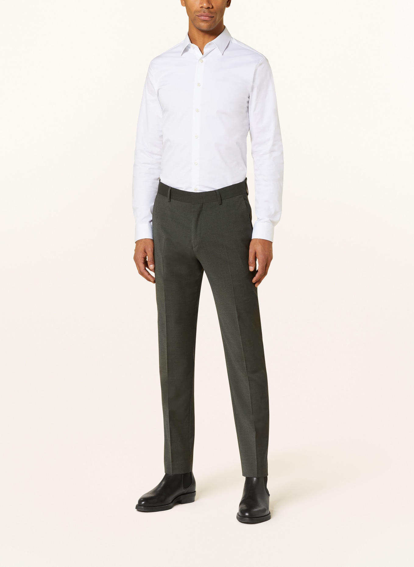TIGER OF SWEDEN Oblekové kalhoty TENUTAS Extra Slim Fit, Barva: 4CC Olive Extreme (Obrázek 3)