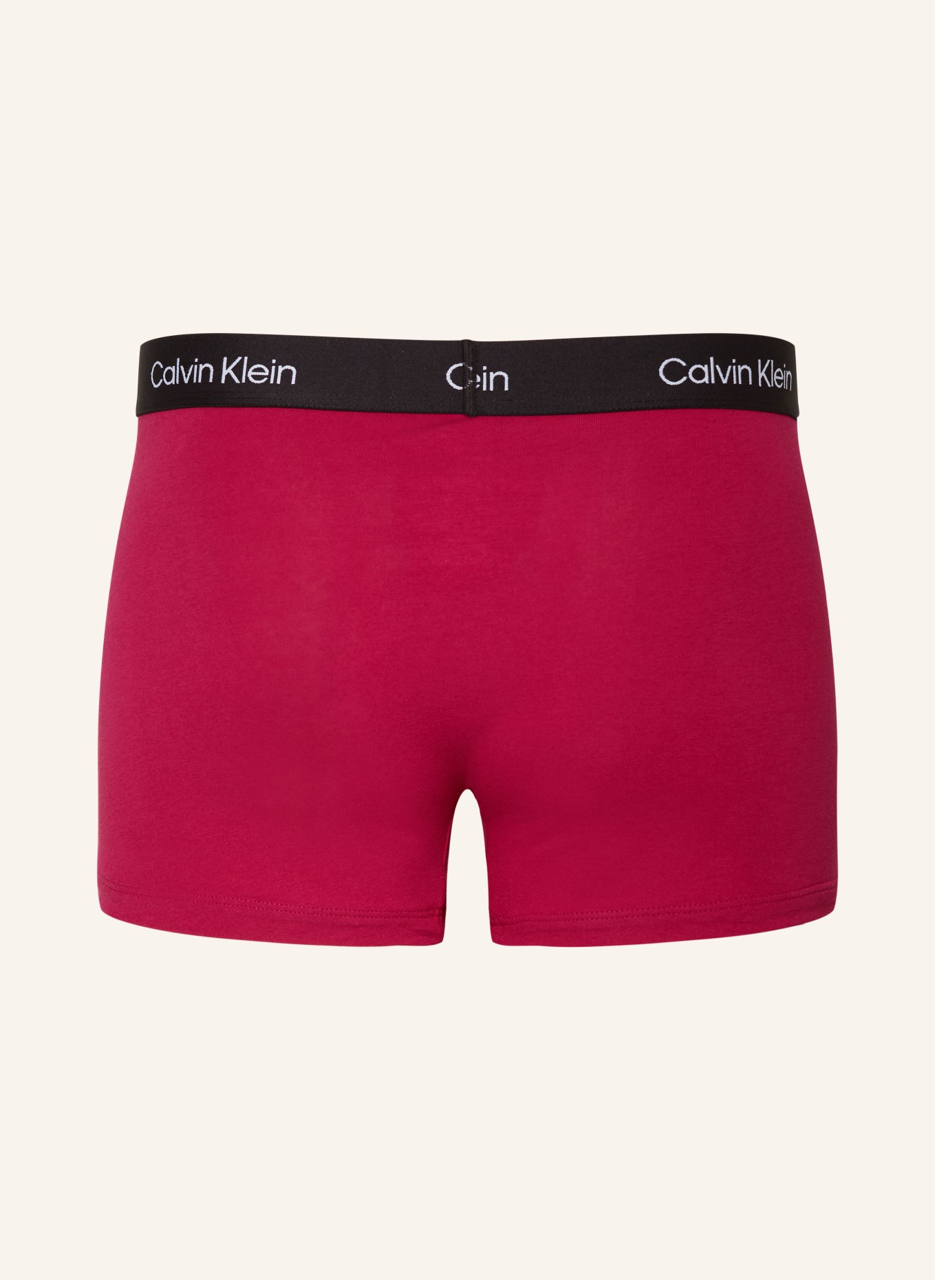 Calvin Klein 3er-Pack Boxershorts CK96: SCHWARZ / WEISS / FUCHSIA