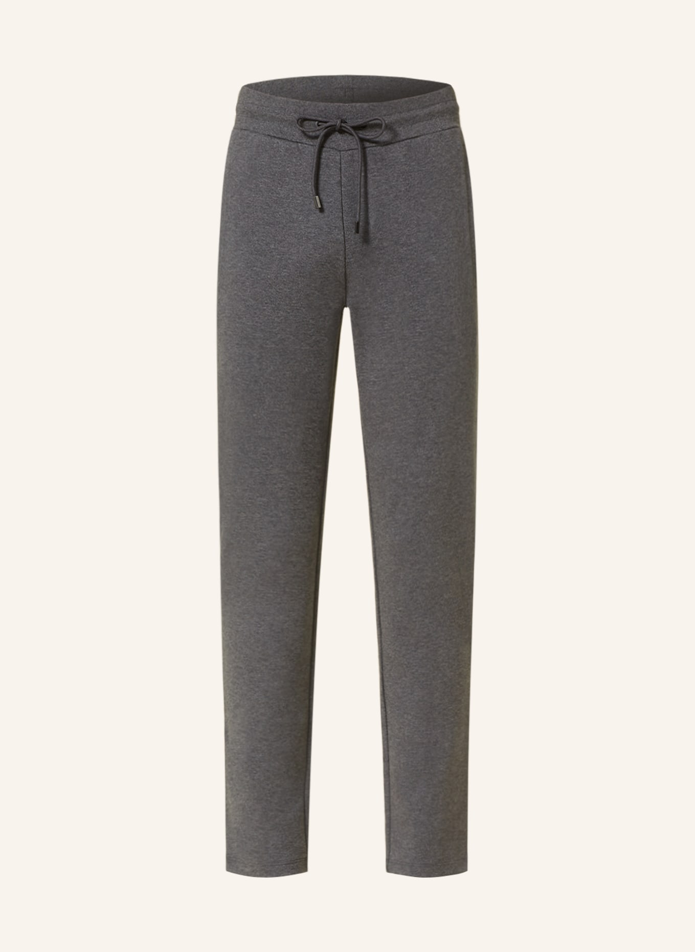 HACKETT LONDON Jersey trousers in jogger style classic fit, Color: GRAY (Image 1)
