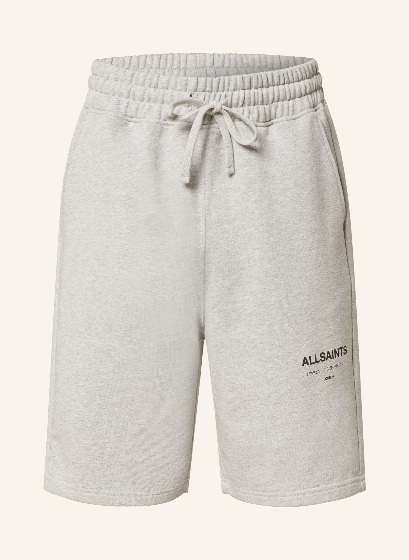 ALLSAINTS Sweat shorts UNDERGROUND, Color: GRAY (Image 1)