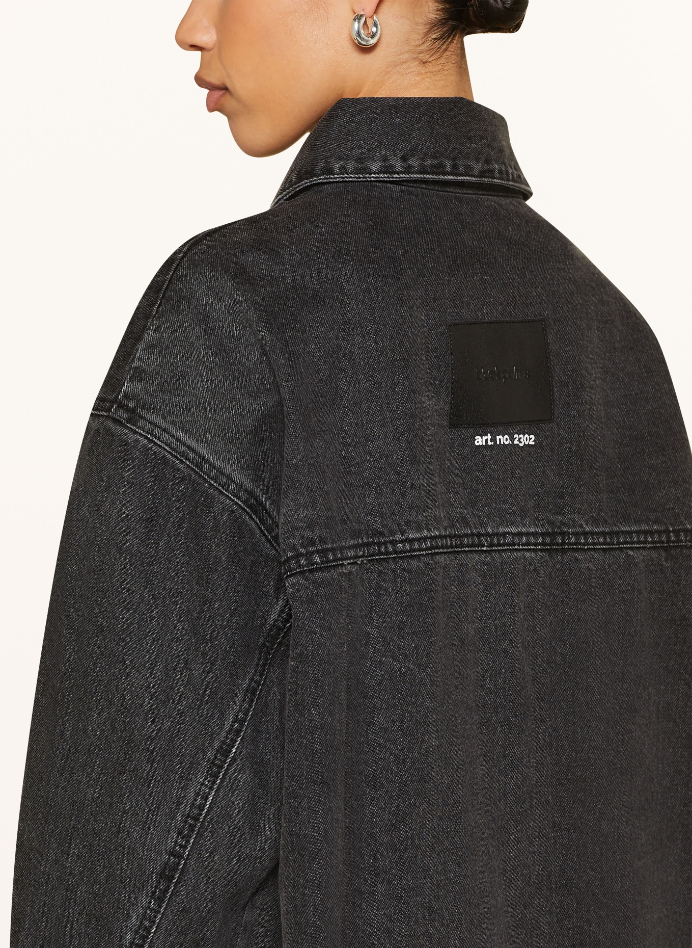 black palms Jeans-Overshirt JEANY, Farbe: FADED BLACK FADED BLACK (Bild 5)