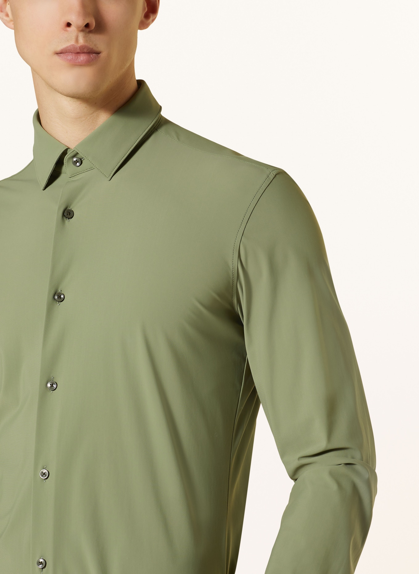 BOSS Shirt HANK slim fit, Color: GREEN (Image 4)