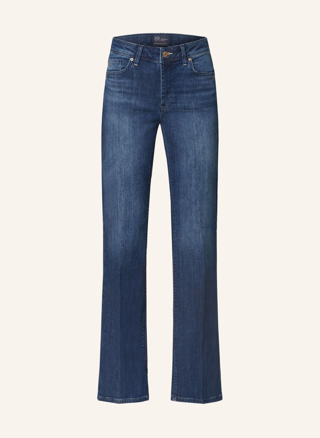 RAFFAELLO ROSSI Flared Jeans VIC, Farbe: 875 DUNKELBLAU (Bild 1)