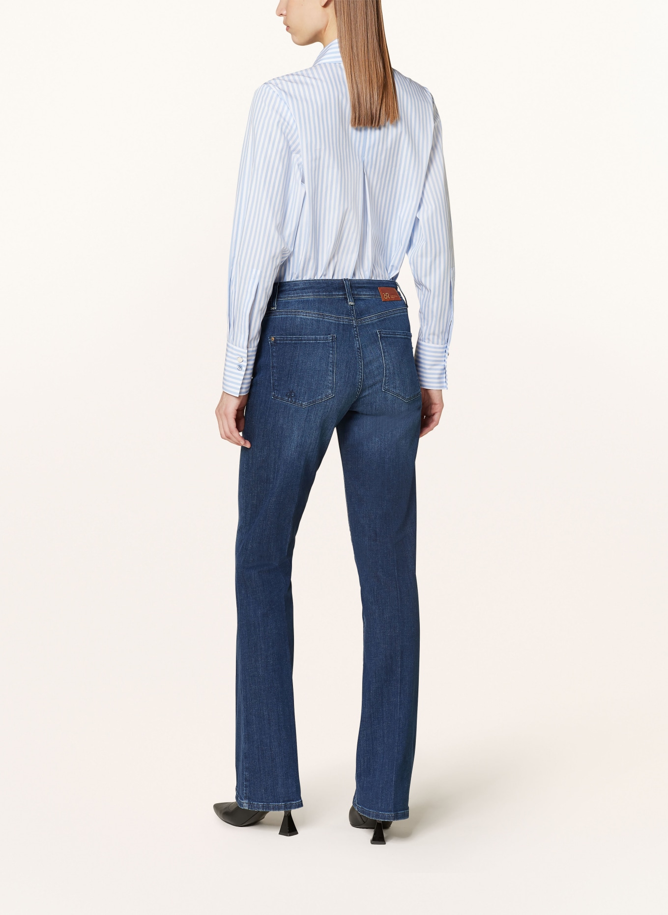 RAFFAELLO ROSSI Flared jeans VIC, Color: 875 DUNKELBLAU (Image 3)