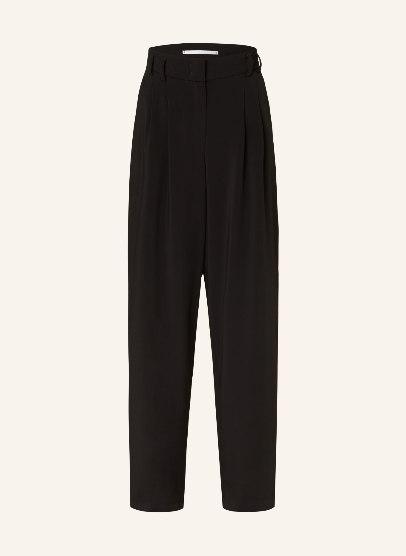 RAFFAELLO ROSSI Wide leg trousers MAYLA, Color: BLACK (Image 1)