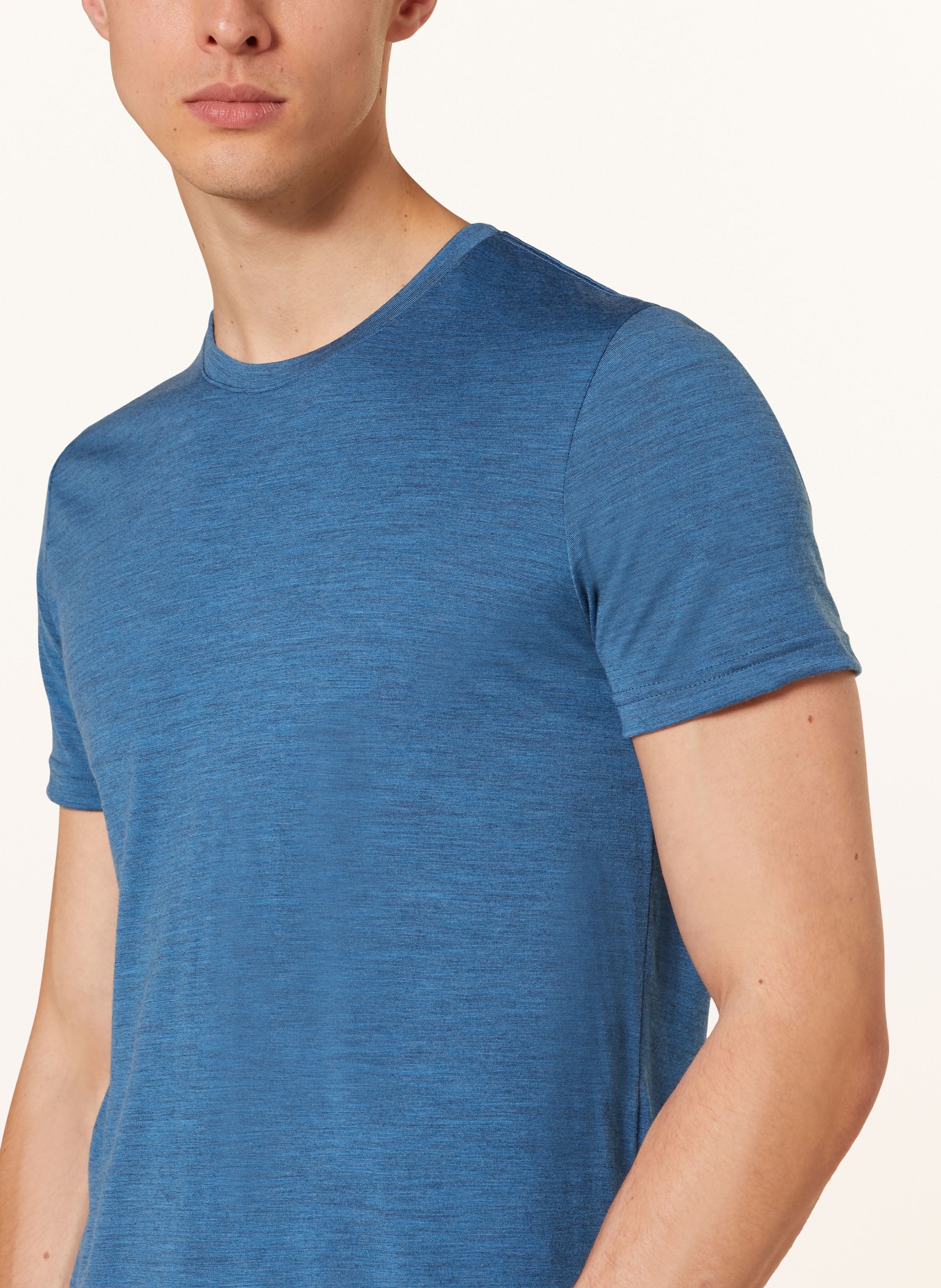 DEVOLD T-shirt EIKA MERINO 150, Color: BLUE (Image 4)