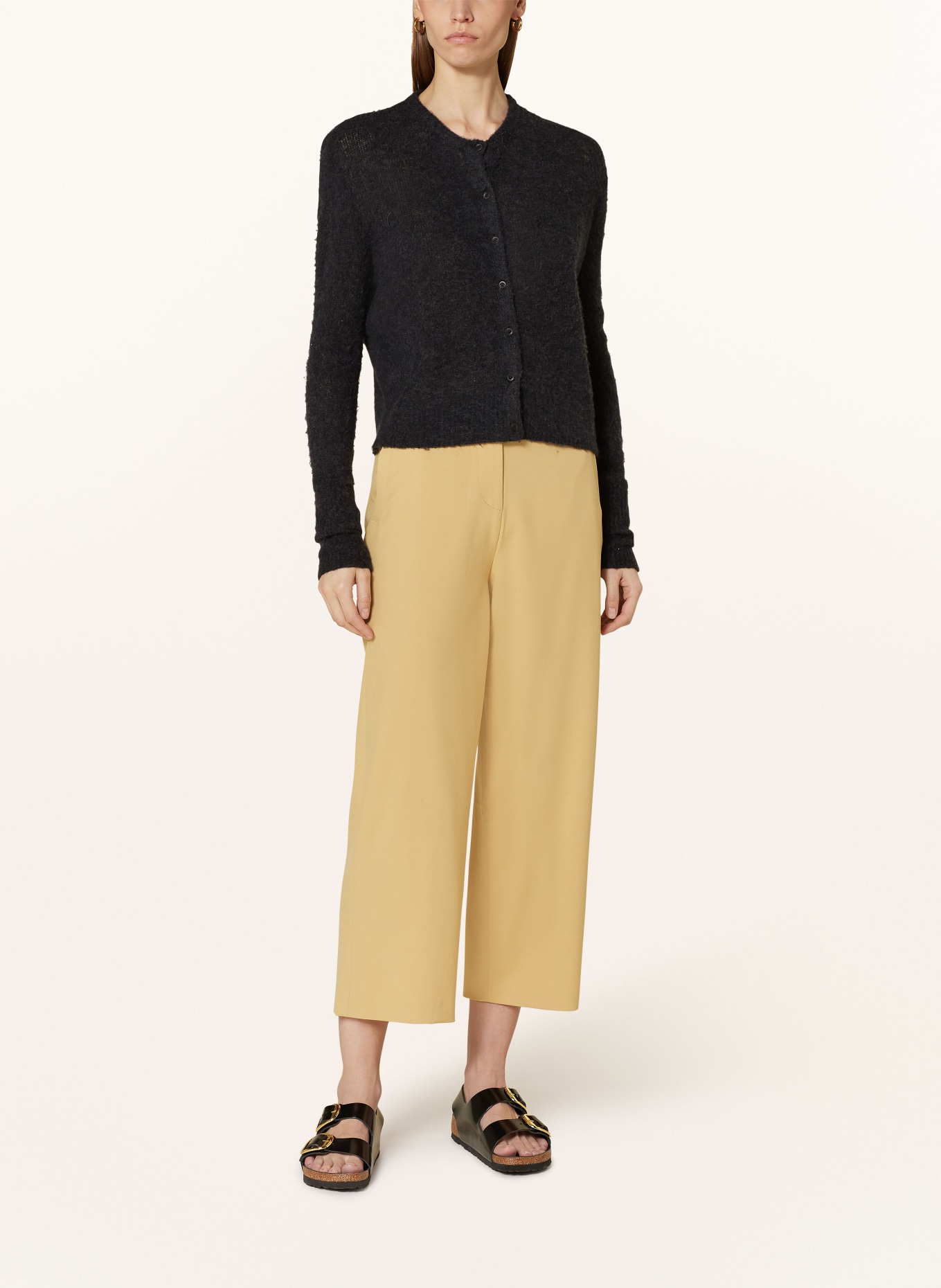 American Vintage Culotte kalhoty, Barva: TMAVĚ ŽLUTÁ (Obrázek 2)