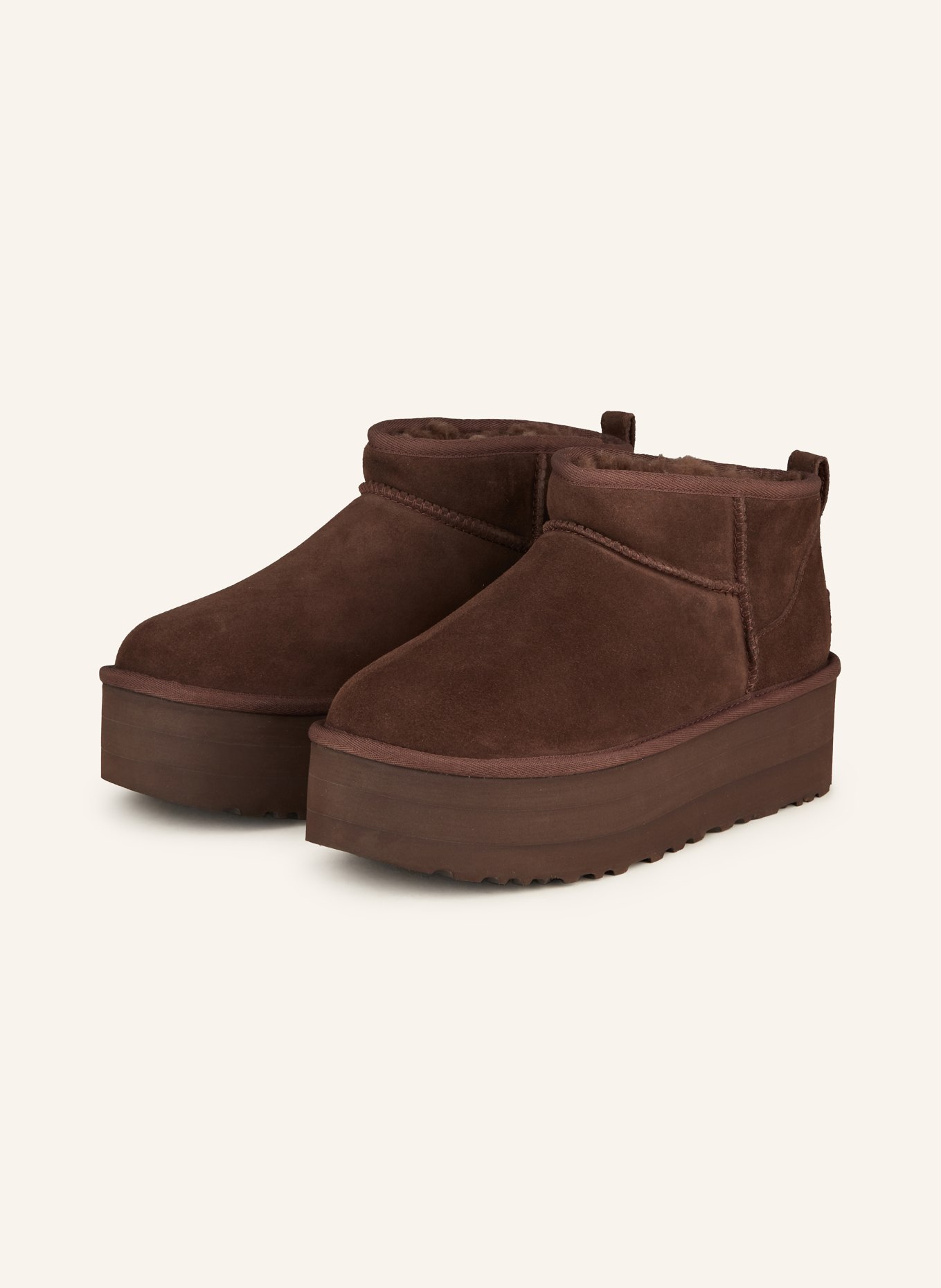 UGG Plateau-Boots CLASSIC ULTRA MINI PLATFORM: DUNKELBRAUN