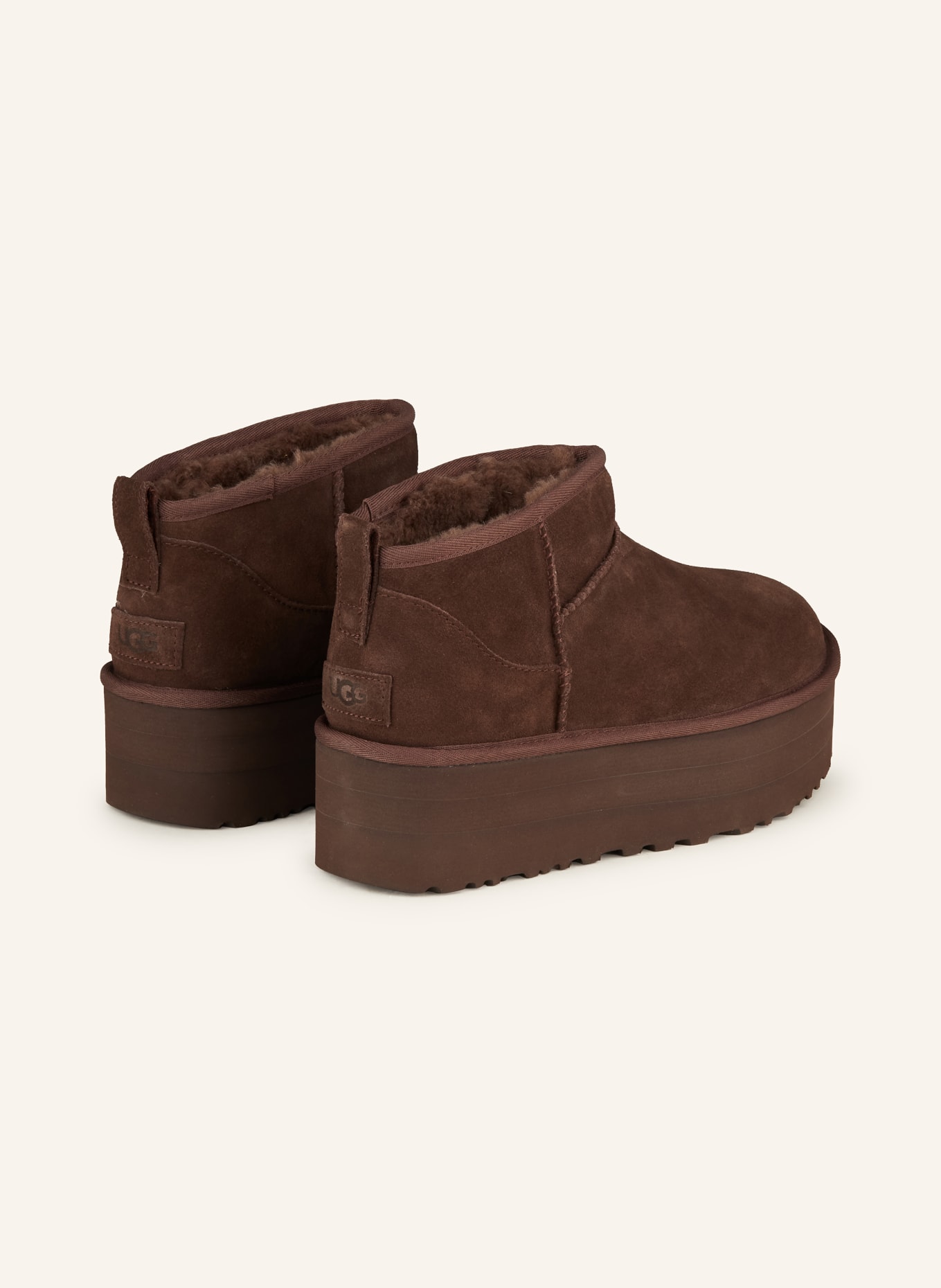 UGG Plateau-Boots CLASSIC ULTRA MINI PLATFORM: DUNKELBRAUN