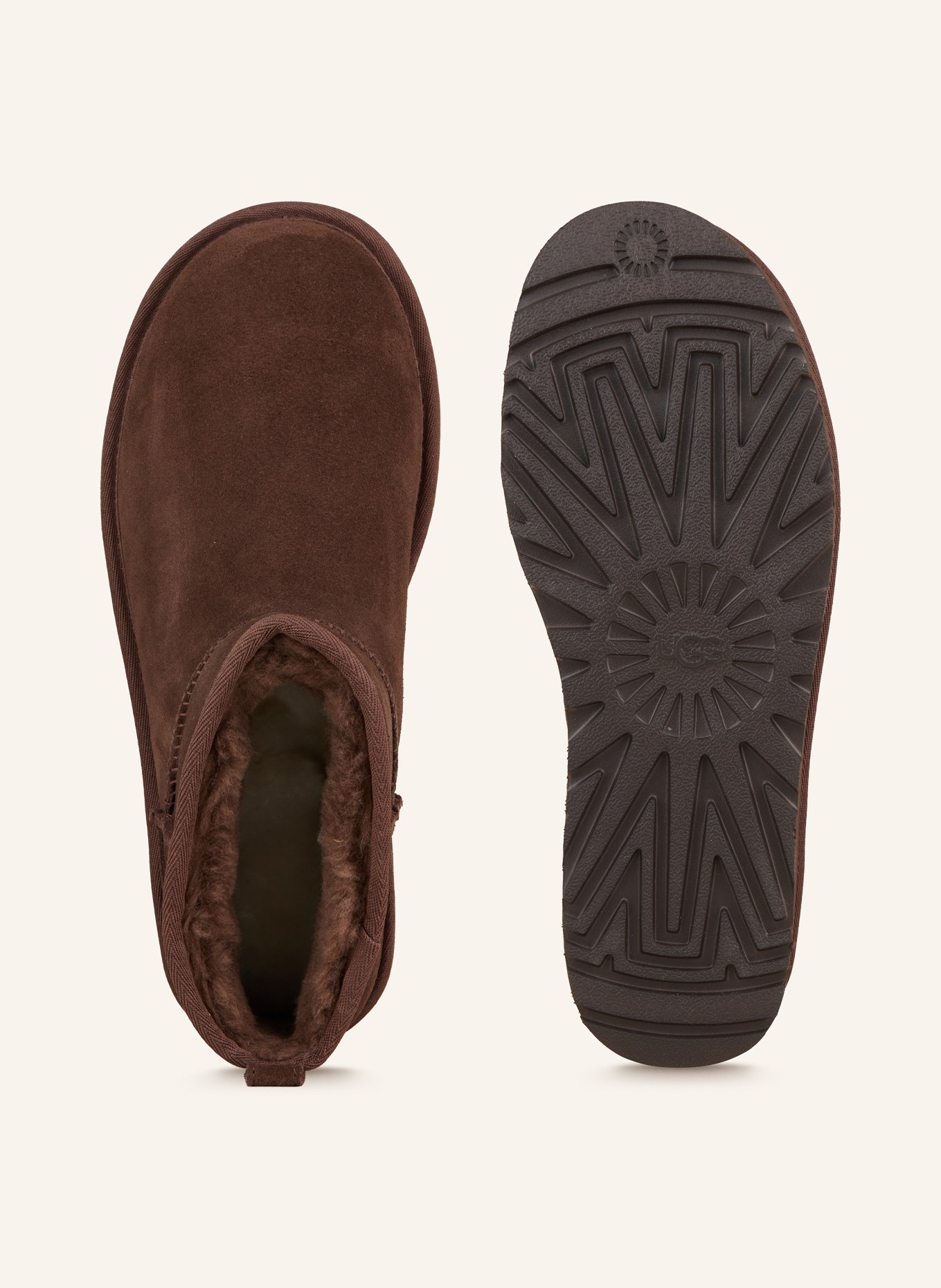 UGG Plateau-Boots CLASSIC ULTRA MINI PLATFORM: DUNKELBRAUN