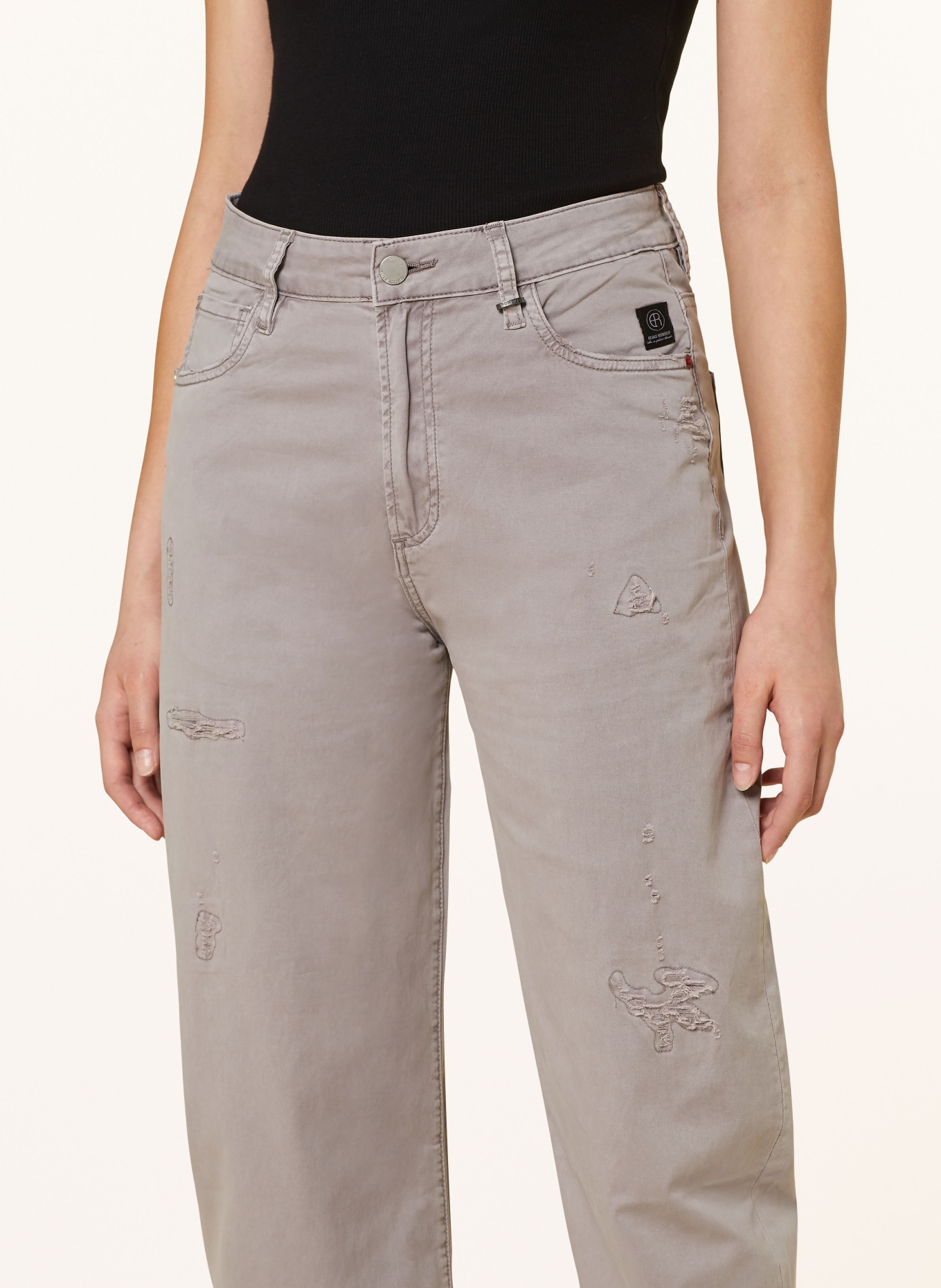 ELIAS RUMELIS Mom jeans ERYOANA, Color: 884 Microgrey (Image 5)