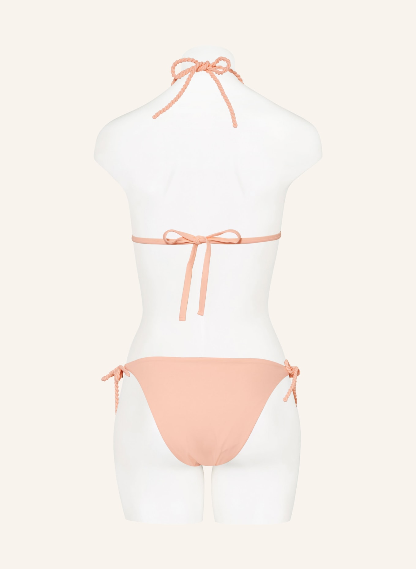 heidi klein Reversible triangle bikini top MUSKMELON BAY, Color: WHITE/ SALMON/ PINK (Image 5)