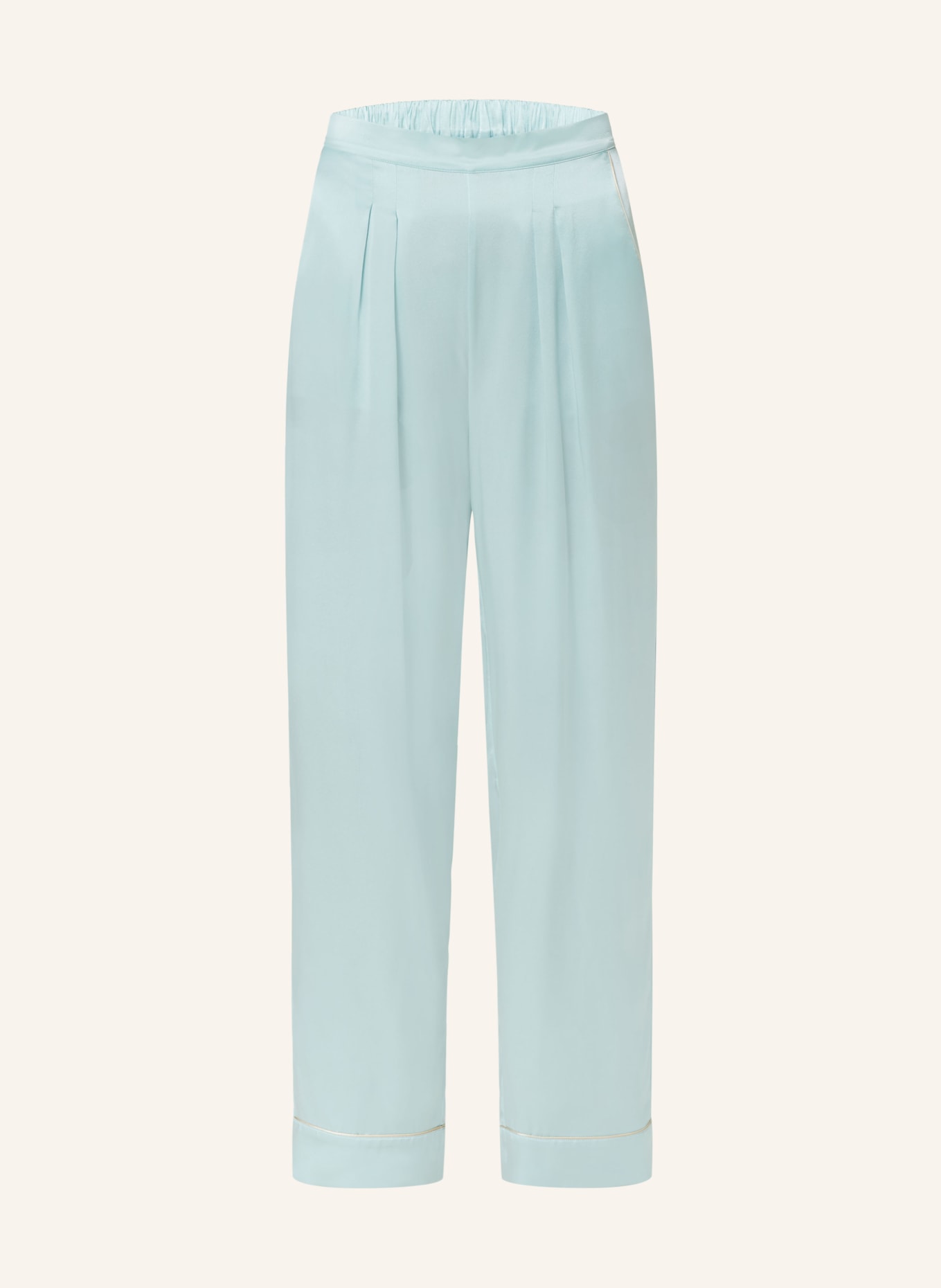ERES Pyžamové kalhoty MONDAIN z hedvábí, Barva: TMAVĚ MODRÁ (Obrázek 1)
