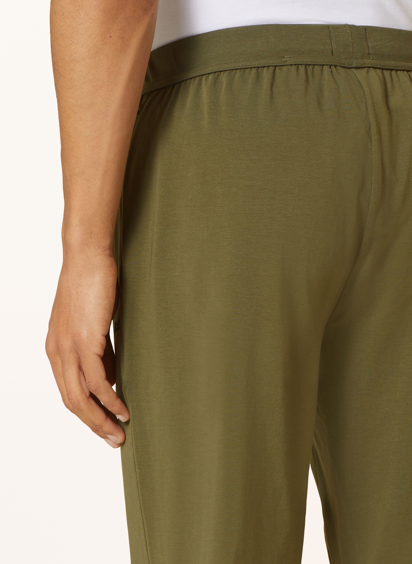BOSS Spodnie od piżamy MIX&MATCH, Kolor: OLIWKOWY (Obrazek 6)