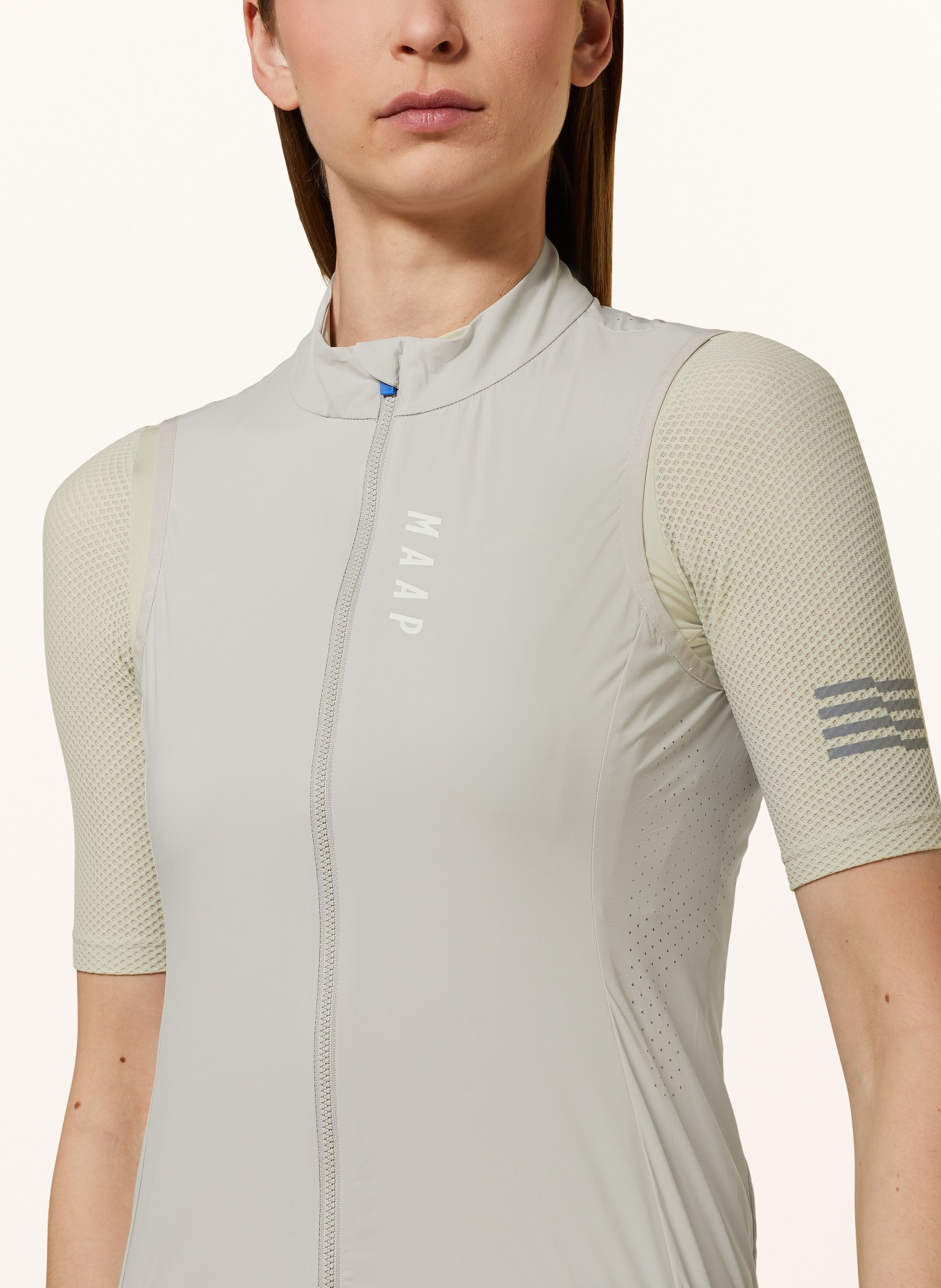 MAAP Cycling vest DRAFT TEAM, Color: LIGHT GRAY (Image 4)