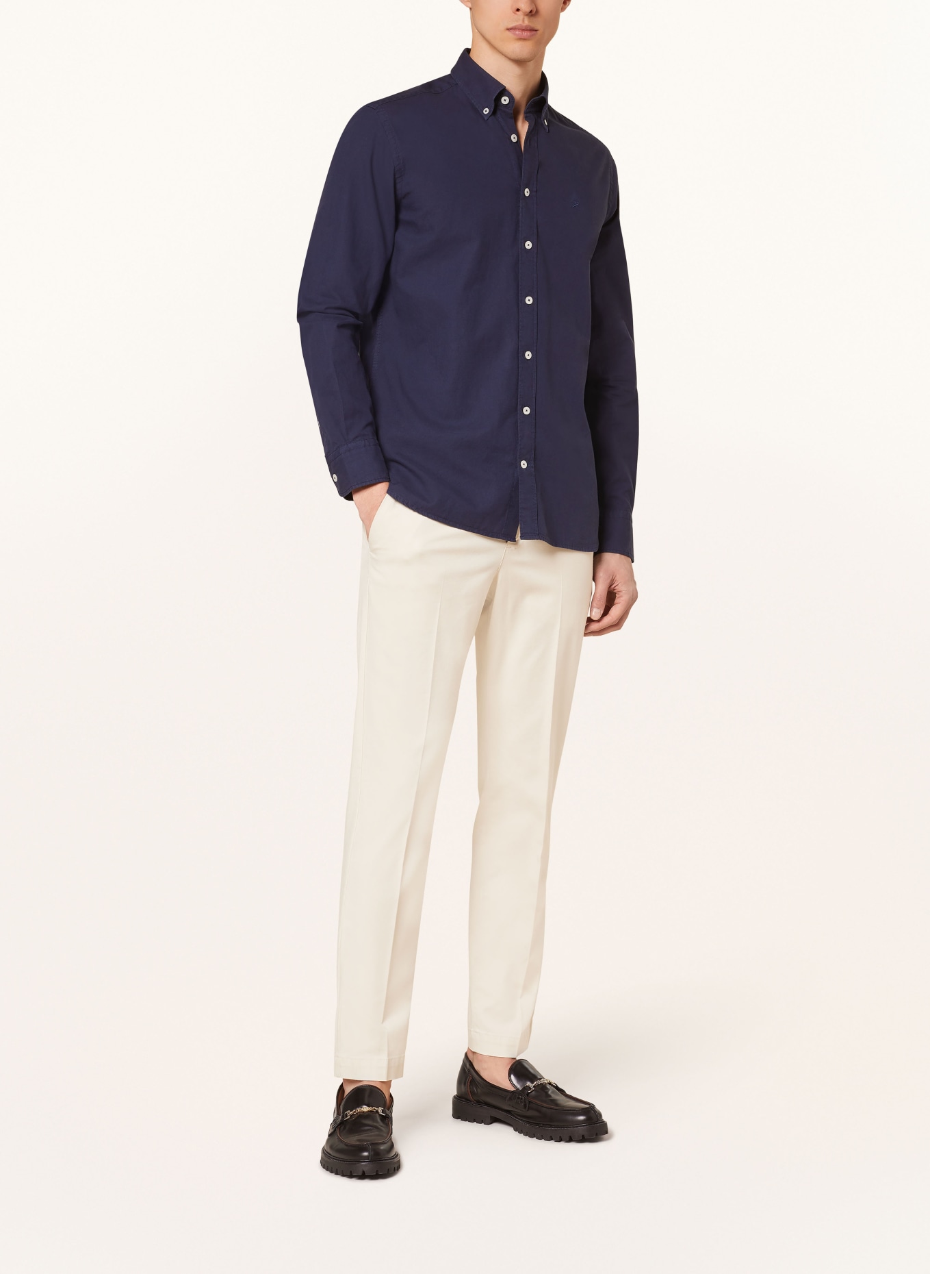 HACKETT LONDON Oxfordhemd Slim Fit: DUNKELBLAU