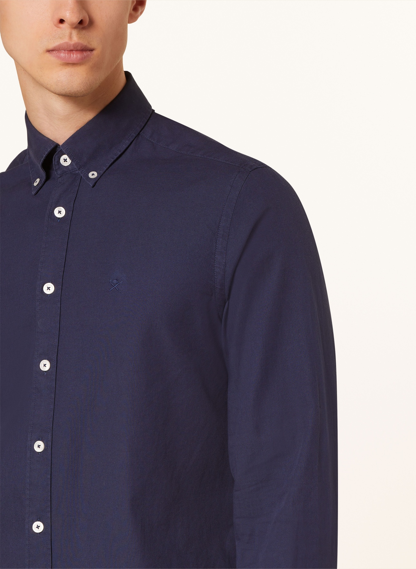 HACKETT LONDON Oxfordhemd Slim Fit: DUNKELBLAU