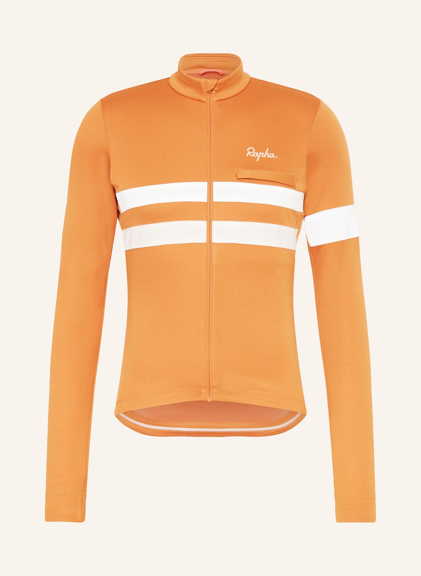 Rapha Cycling jersey, Color: DARK ORANGE/ WHITE (Image 1)