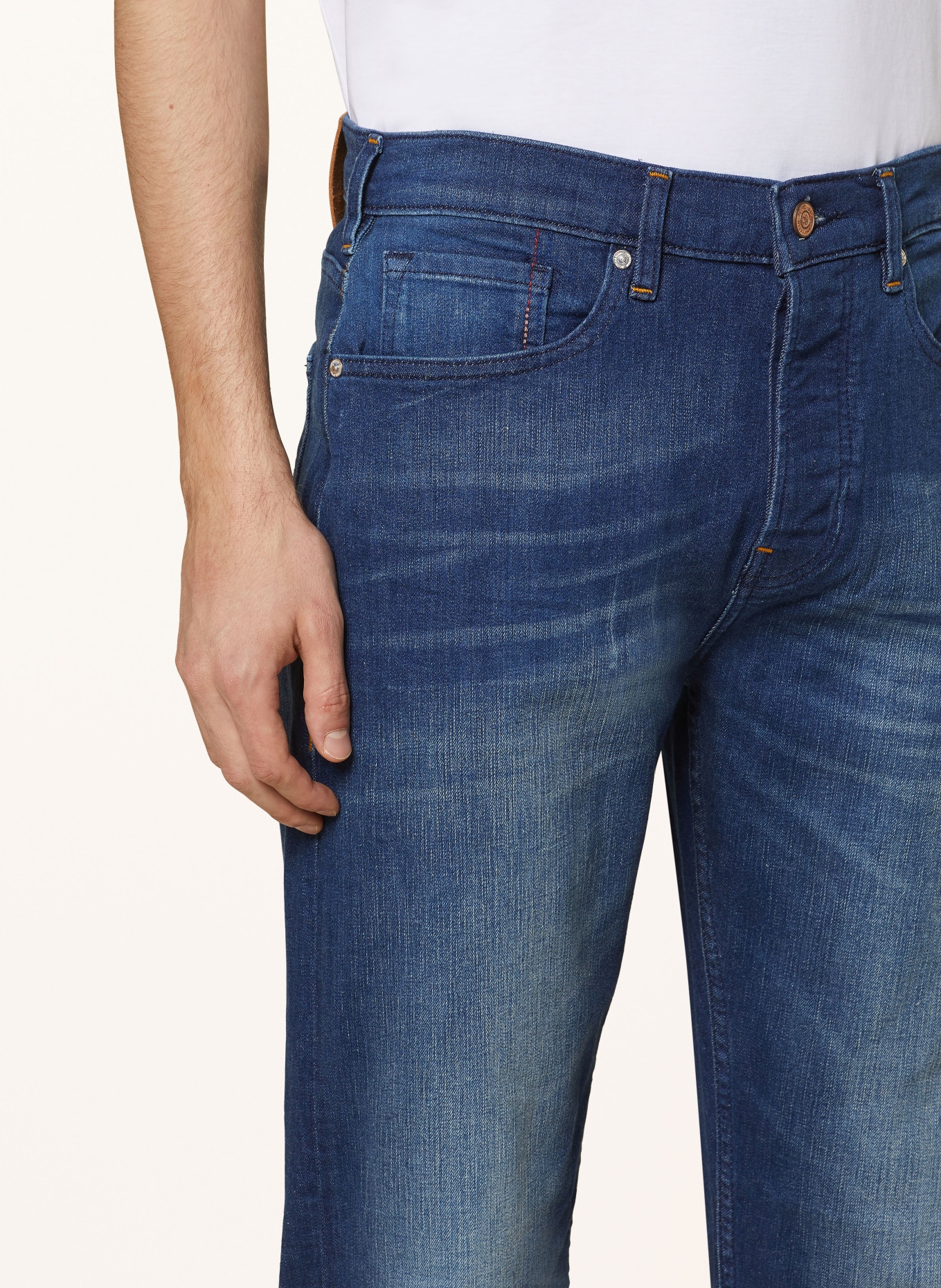 SCOTCH & SODA Jeans Regular Tapered Fit, Farbe: 7056 Scenic Blauw (Bild 5)