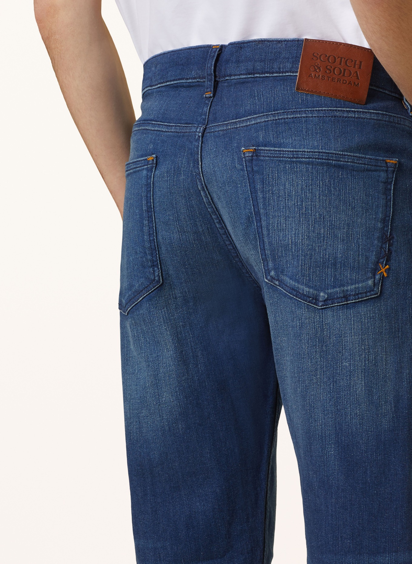 SCOTCH & SODA Jeans Regular Tapered Fit, Farbe: 7056 Scenic Blauw (Bild 6)