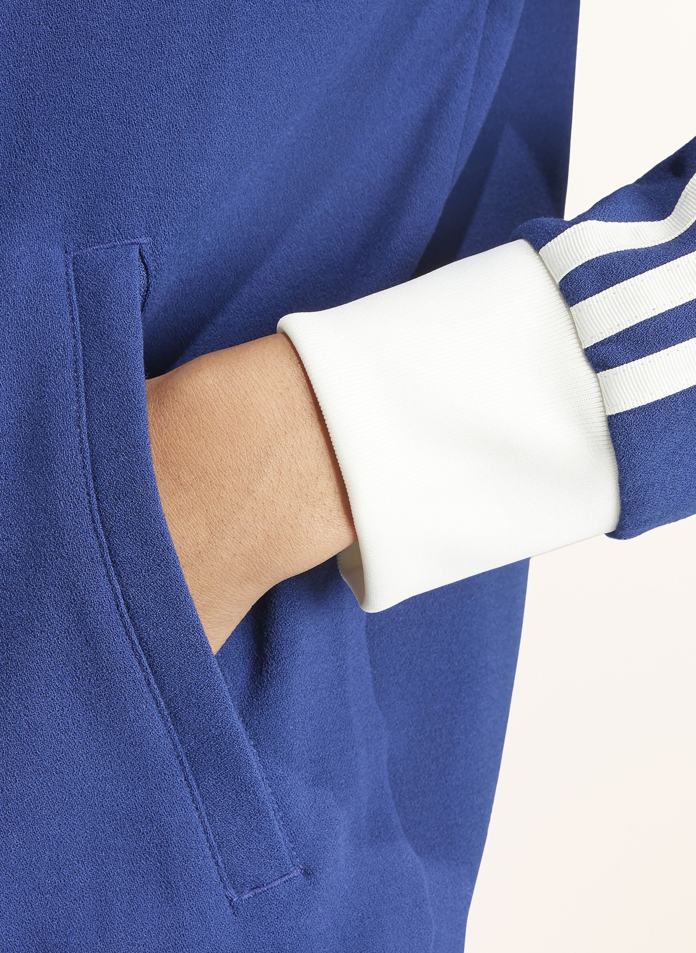 adidas Originals Trainingsjacke, Farbe: BLAU/ WEISS (Bild 4)