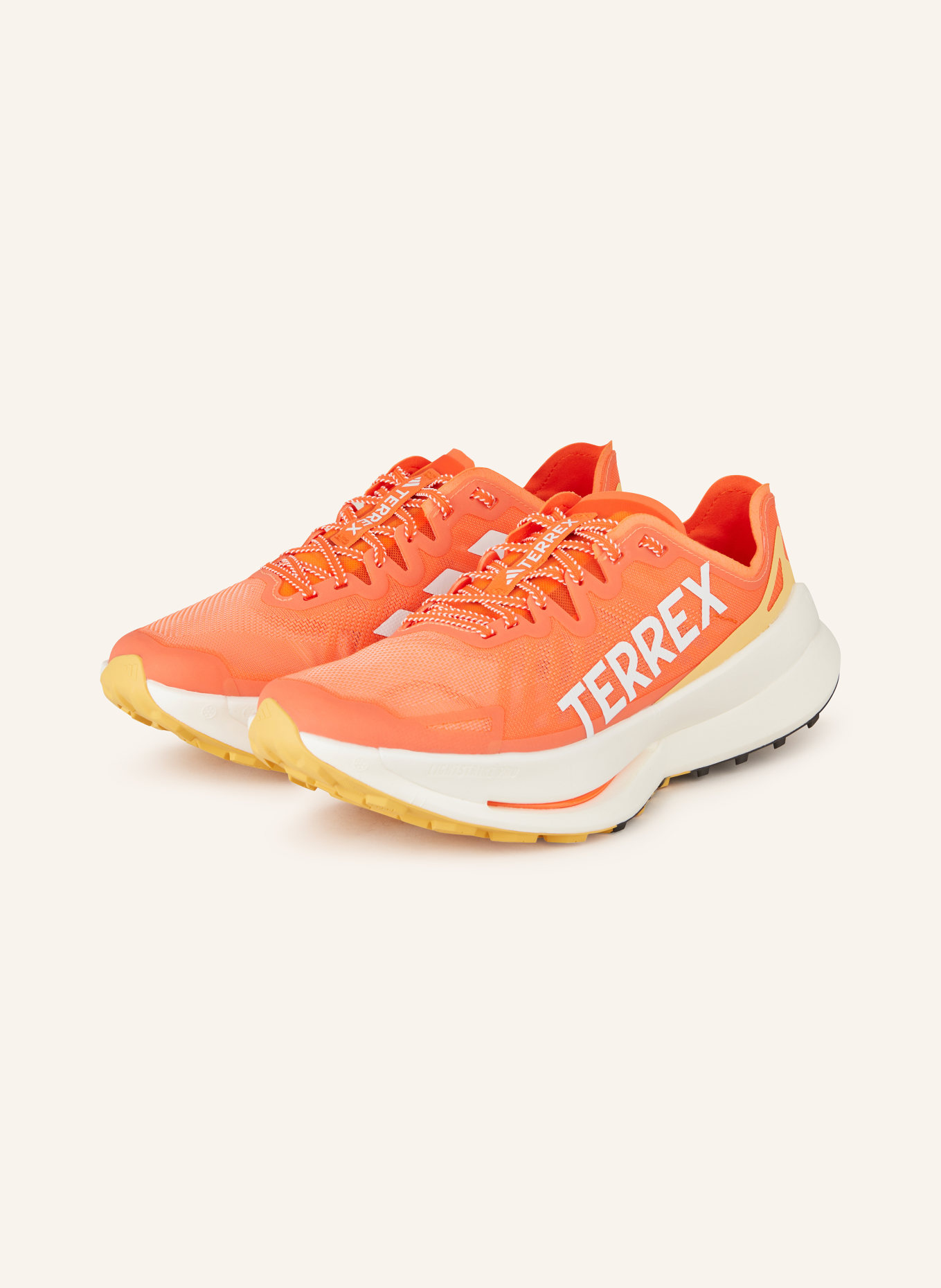 adidas TERREX Trail running shoes TETERREX AGRAVIC SPEED ULTRA, Color: ORANGE/ WHITE (Image 1)
