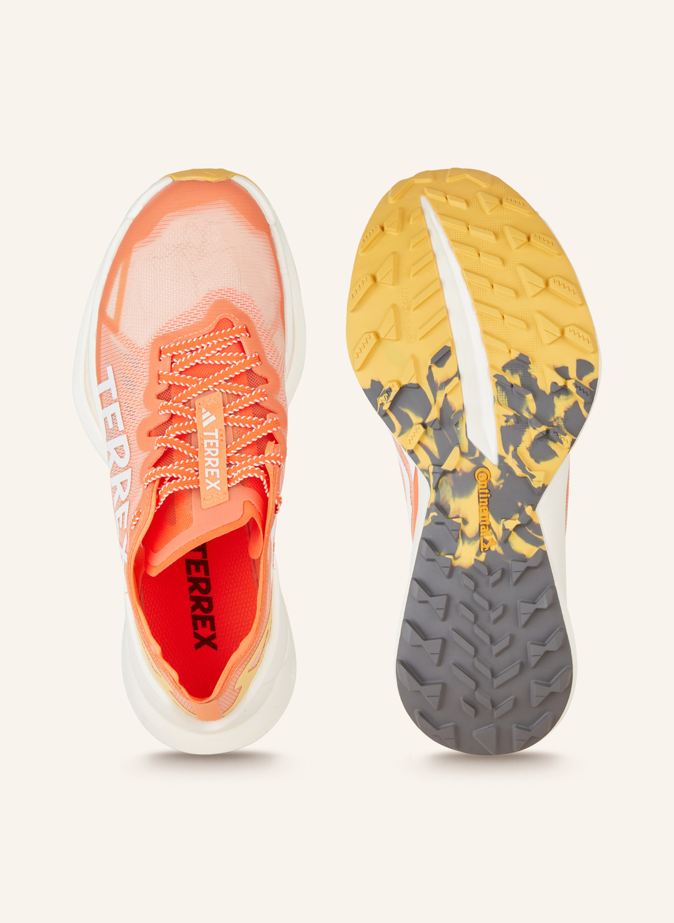 adidas TERREX Trailrunning-Schuhe TETERREX AGRAVIC SPEED ULTRA, Farbe: ORANGE/ WEISS (Bild 5)