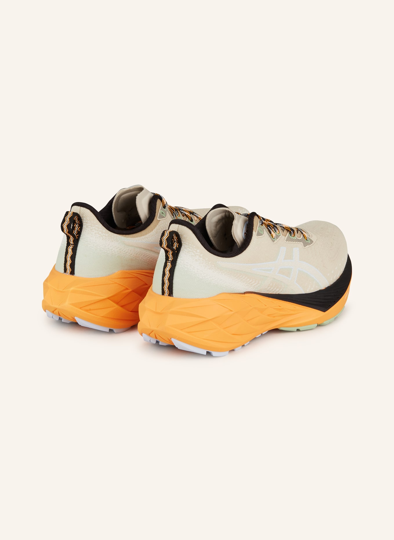 ASICS Running shoes NOVABLAST 4 TR, Color: BEIGE/ ORANGE (Image 2)