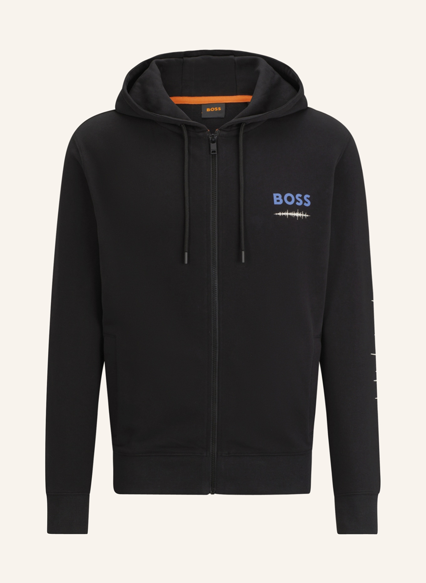 BOSS Sweat jacket ZEGRAFIX, Color: BLACK (Image 1)