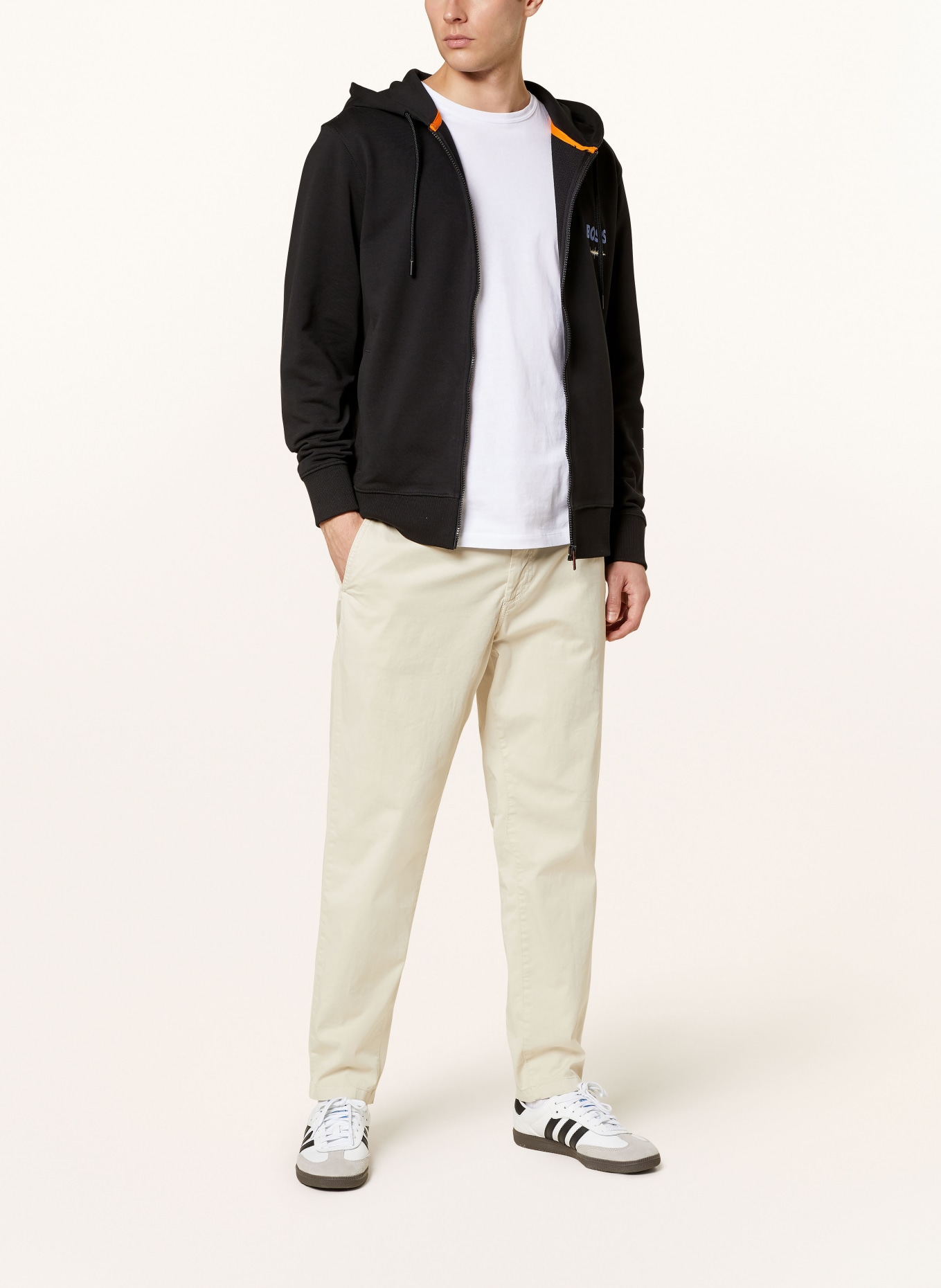 BOSS Sweat jacket ZEGRAFIX, Color: BLACK (Image 3)