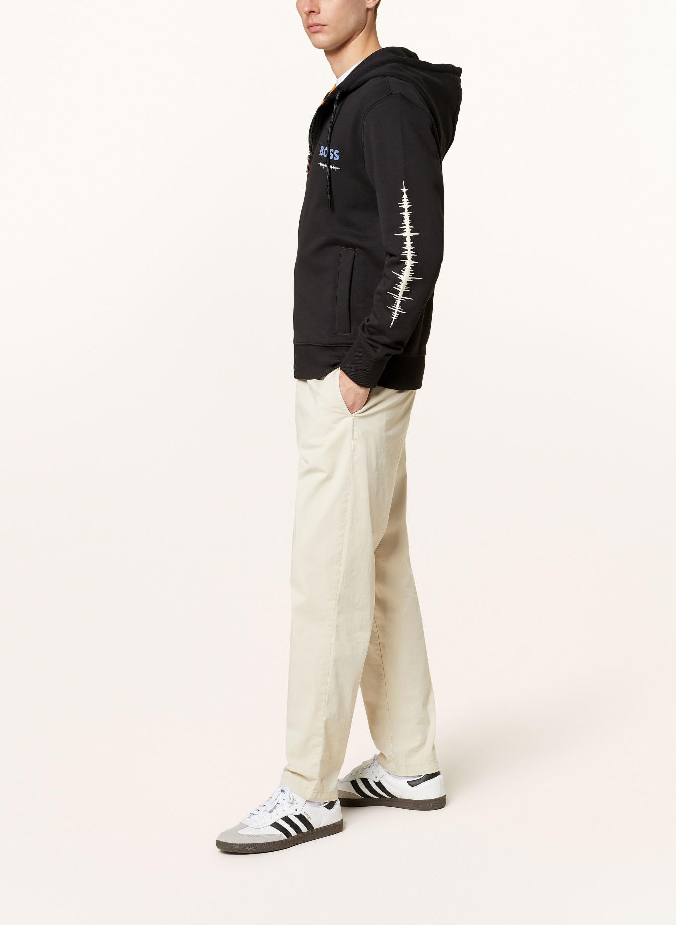 BOSS Sweat jacket ZEGRAFIX, Color: BLACK (Image 4)