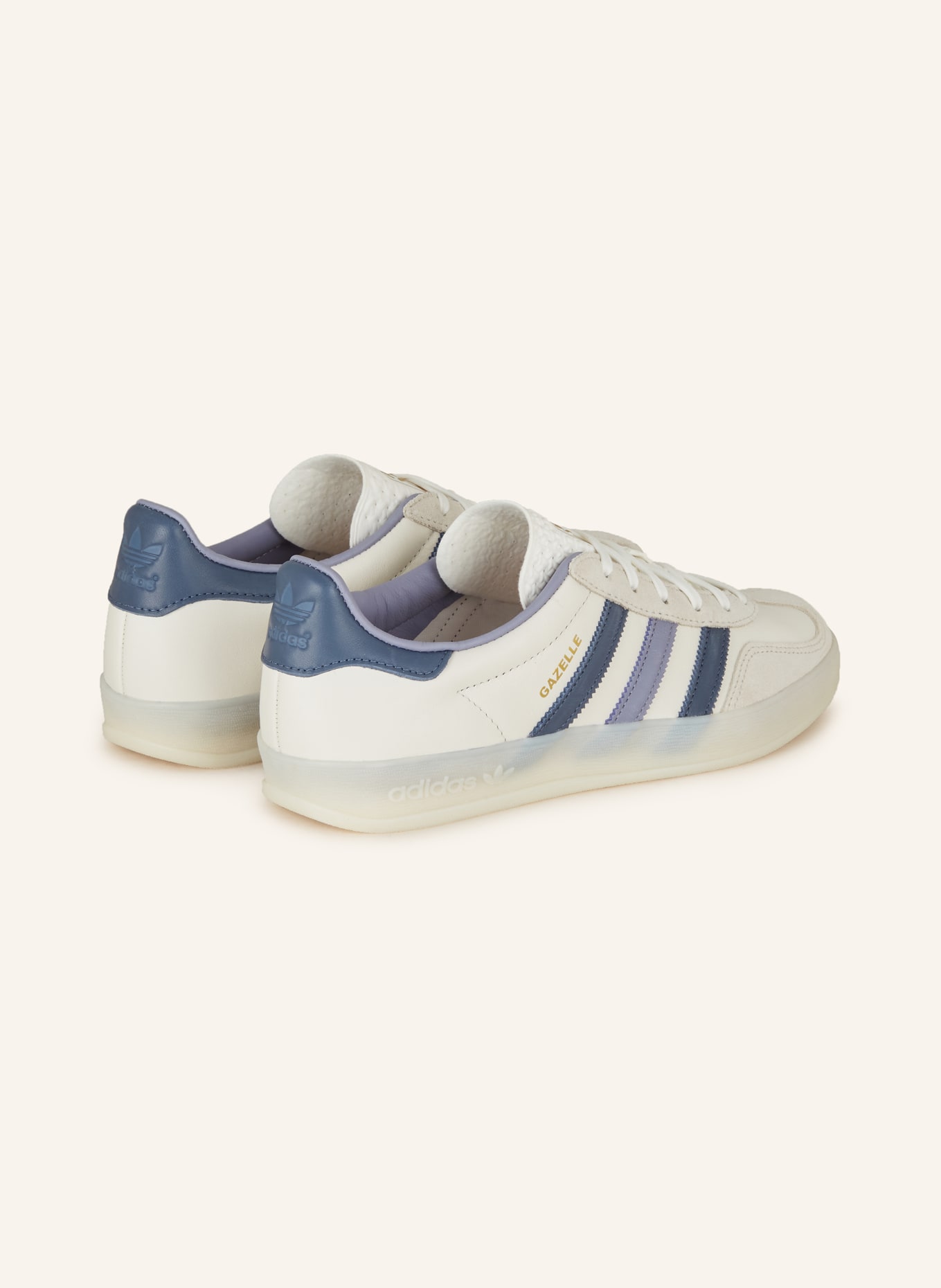 adidas Originals Sneaker GAZELLE INDOOR, Farbe: WEISS/ DUNKELBLAU (Bild 2)
