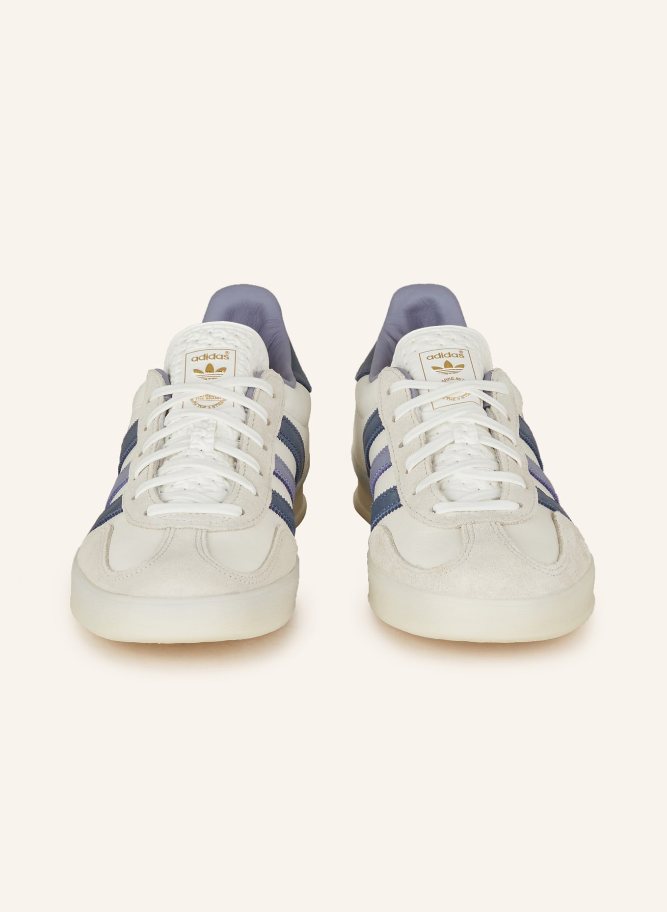 adidas Originals Sneaker GAZELLE INDOOR, Farbe: WEISS/ DUNKELBLAU (Bild 3)