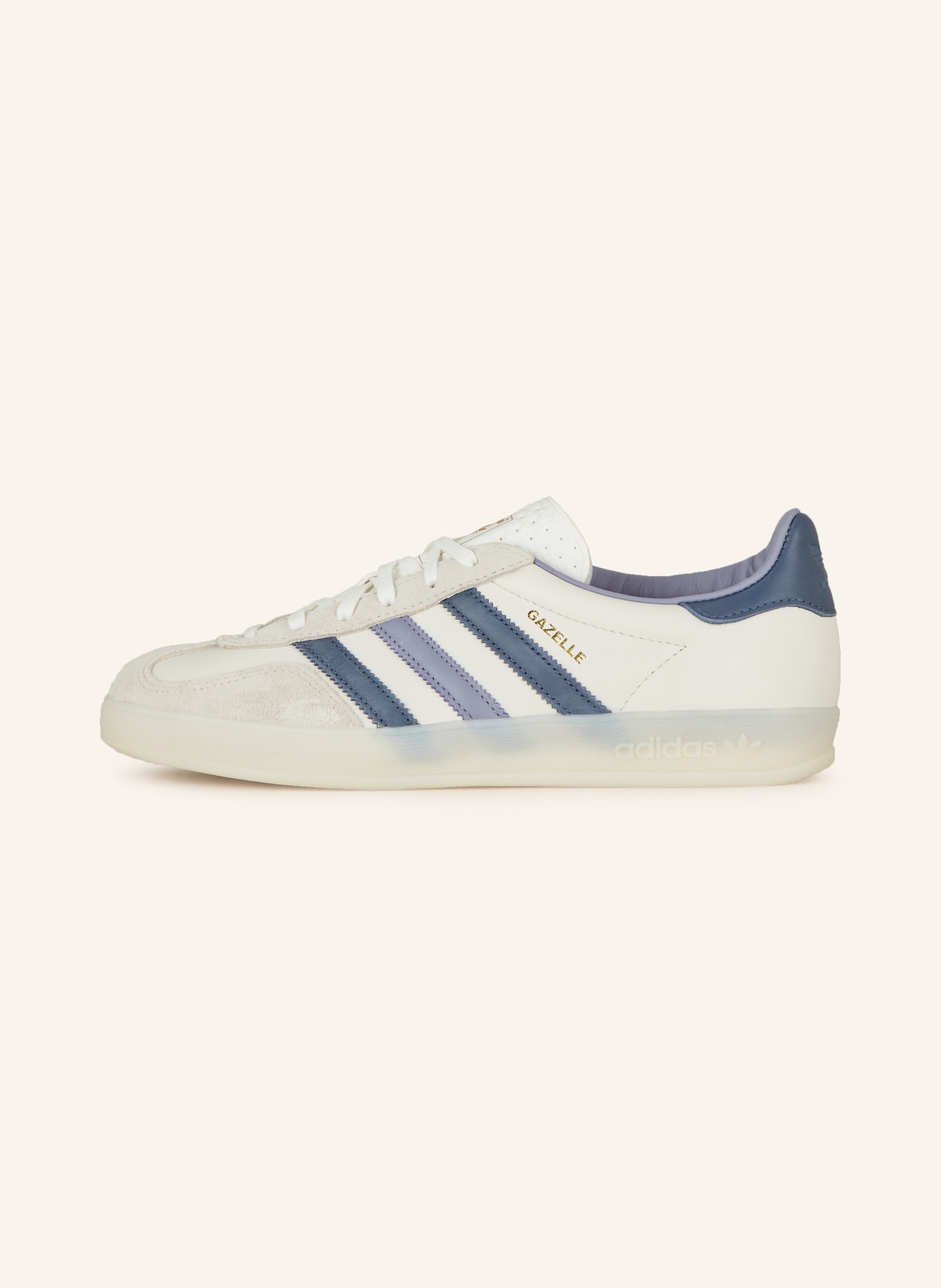 adidas Originals Sneaker GAZELLE INDOOR, Farbe: WEISS/ DUNKELBLAU (Bild 4)