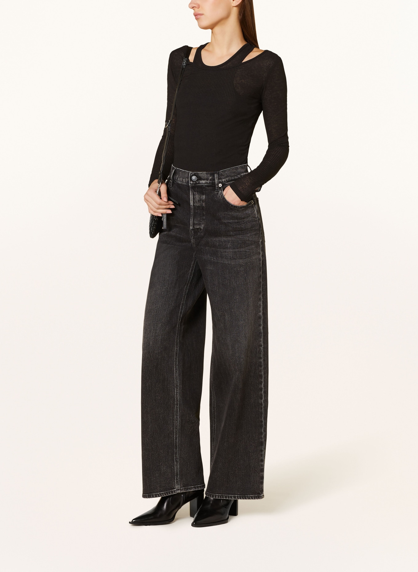 REPLAY Straight jeans CARY, Color: 097 DARK GREY (Image 2)