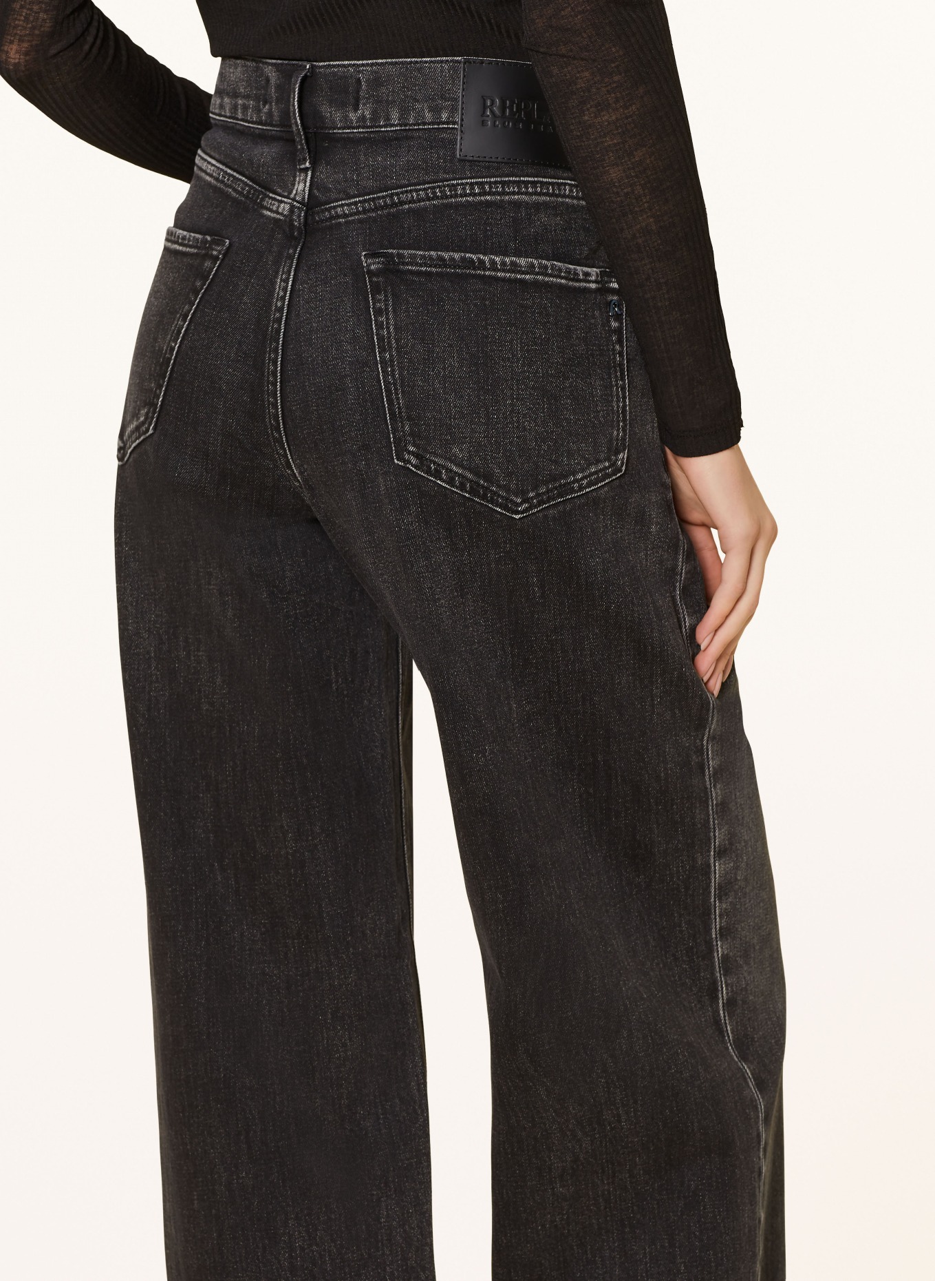 REPLAY Straight Jeans CARY, Farbe: 097 DARK GREY (Bild 5)