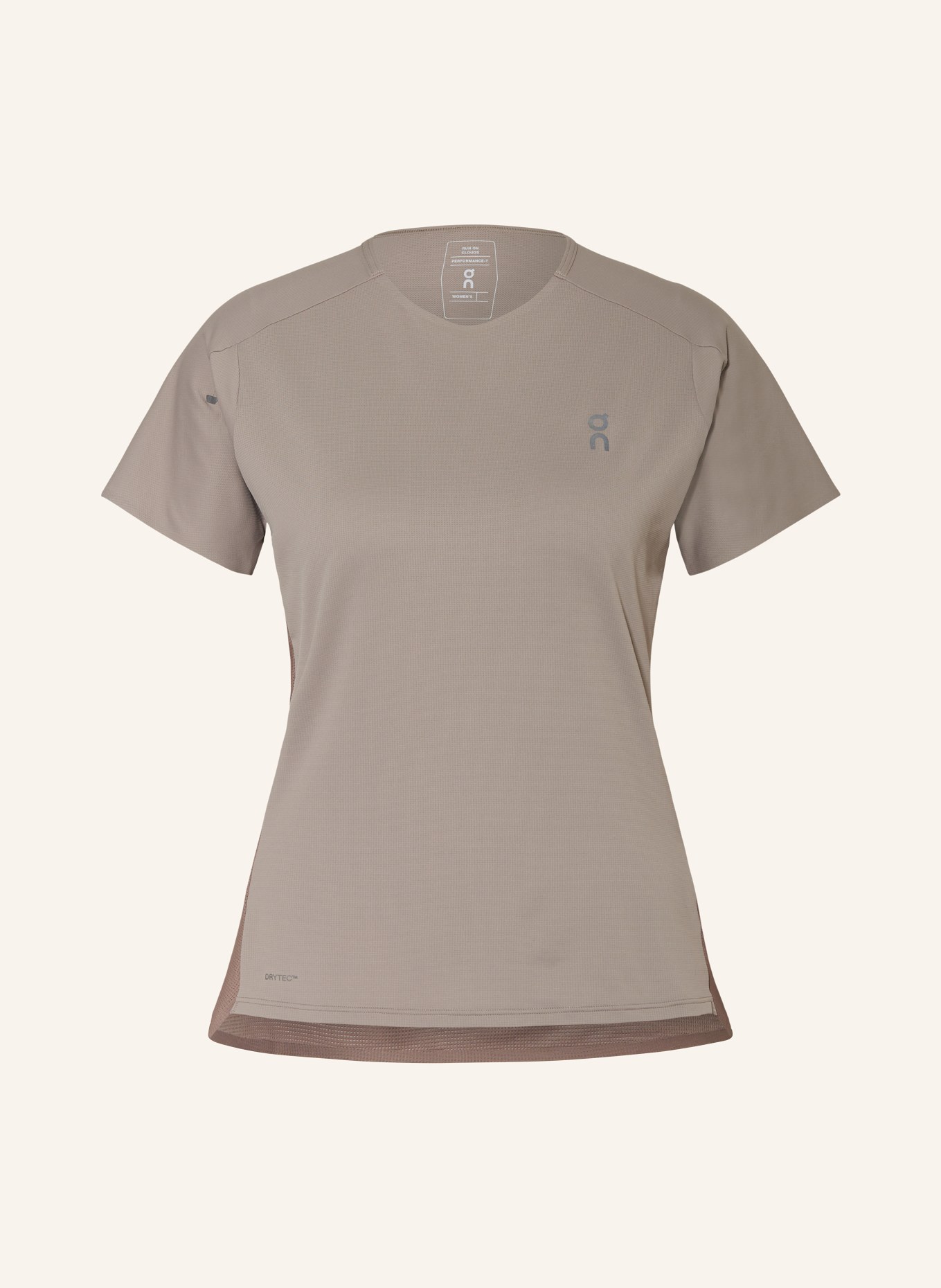 On T-Shirt PERFORMANCE-T, Farbe: BEIGE/ ALTROSA (Bild 1)