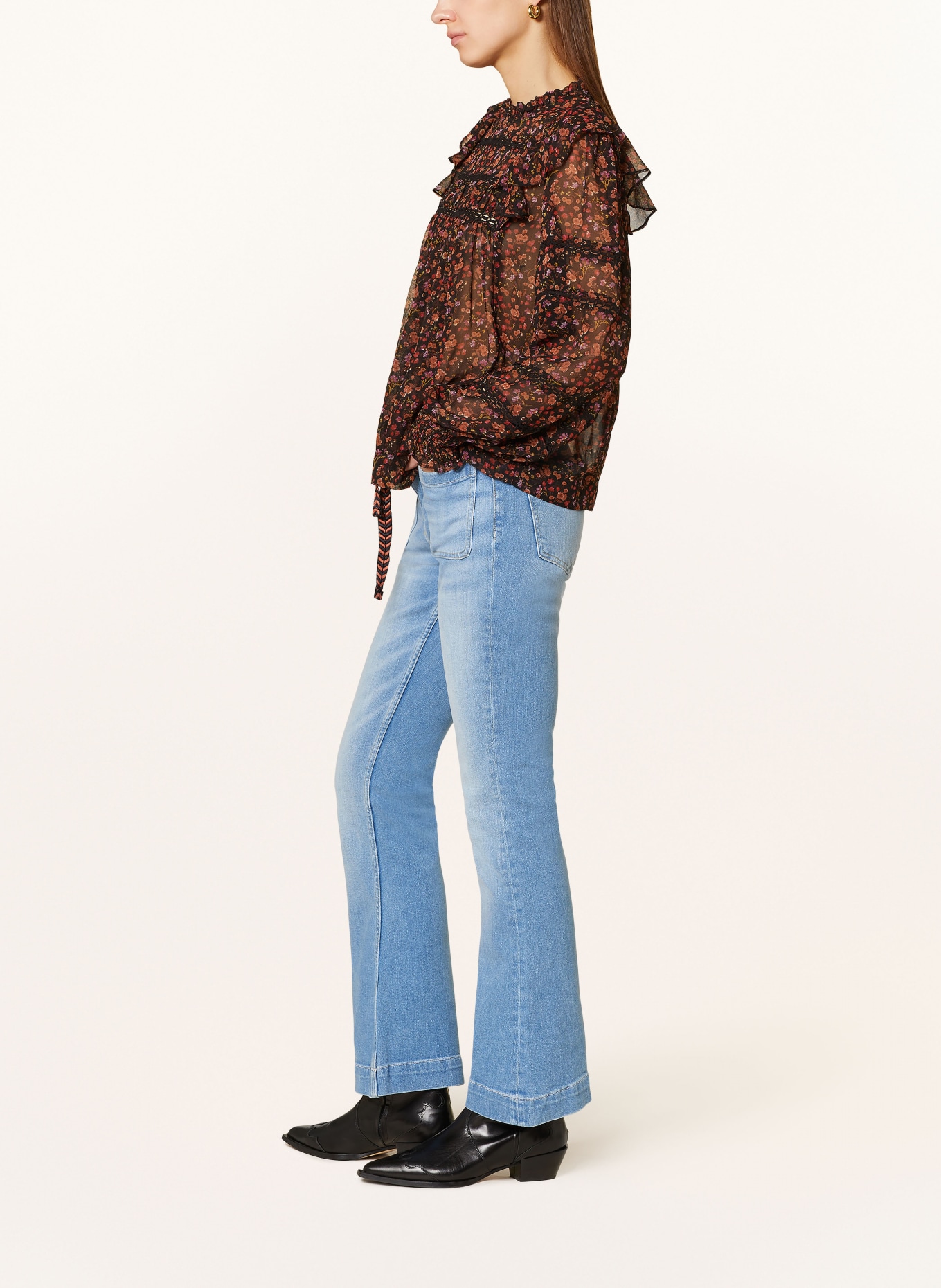 SCOTCH & SODA Bootcut jeans THE CHARM, Color: 7051 Still Waters (Image 3)