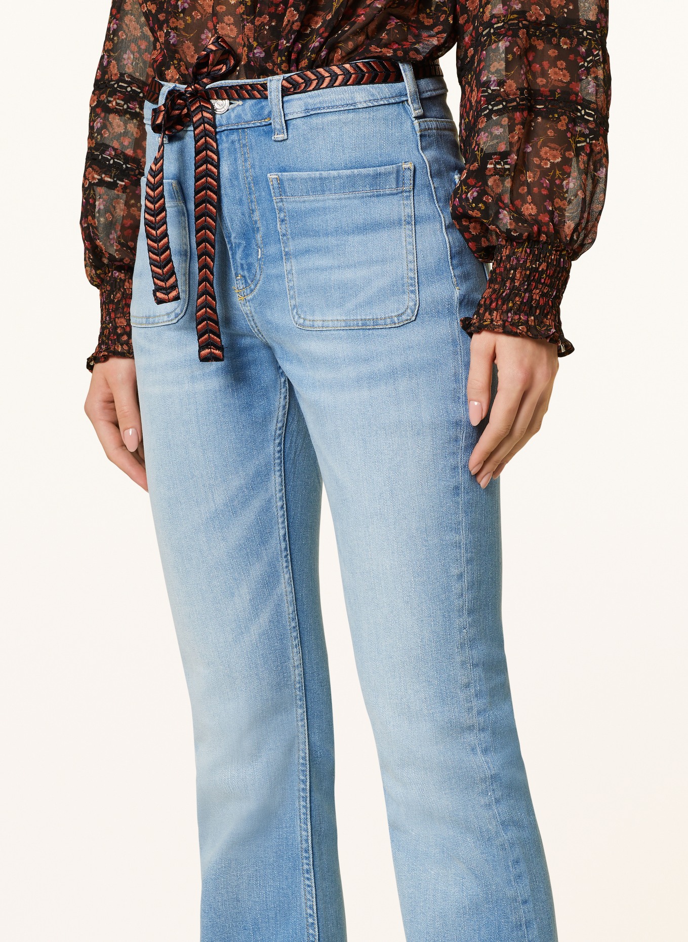 SCOTCH & SODA Bootcut jeans THE CHARM, Color: 7051 Still Waters (Image 5)