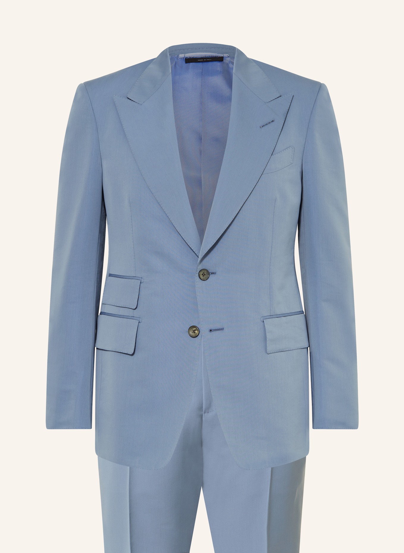 TOM FORD Suit SHELTON slim fit with silk, Color: LIGHT BLUE (Image 1)