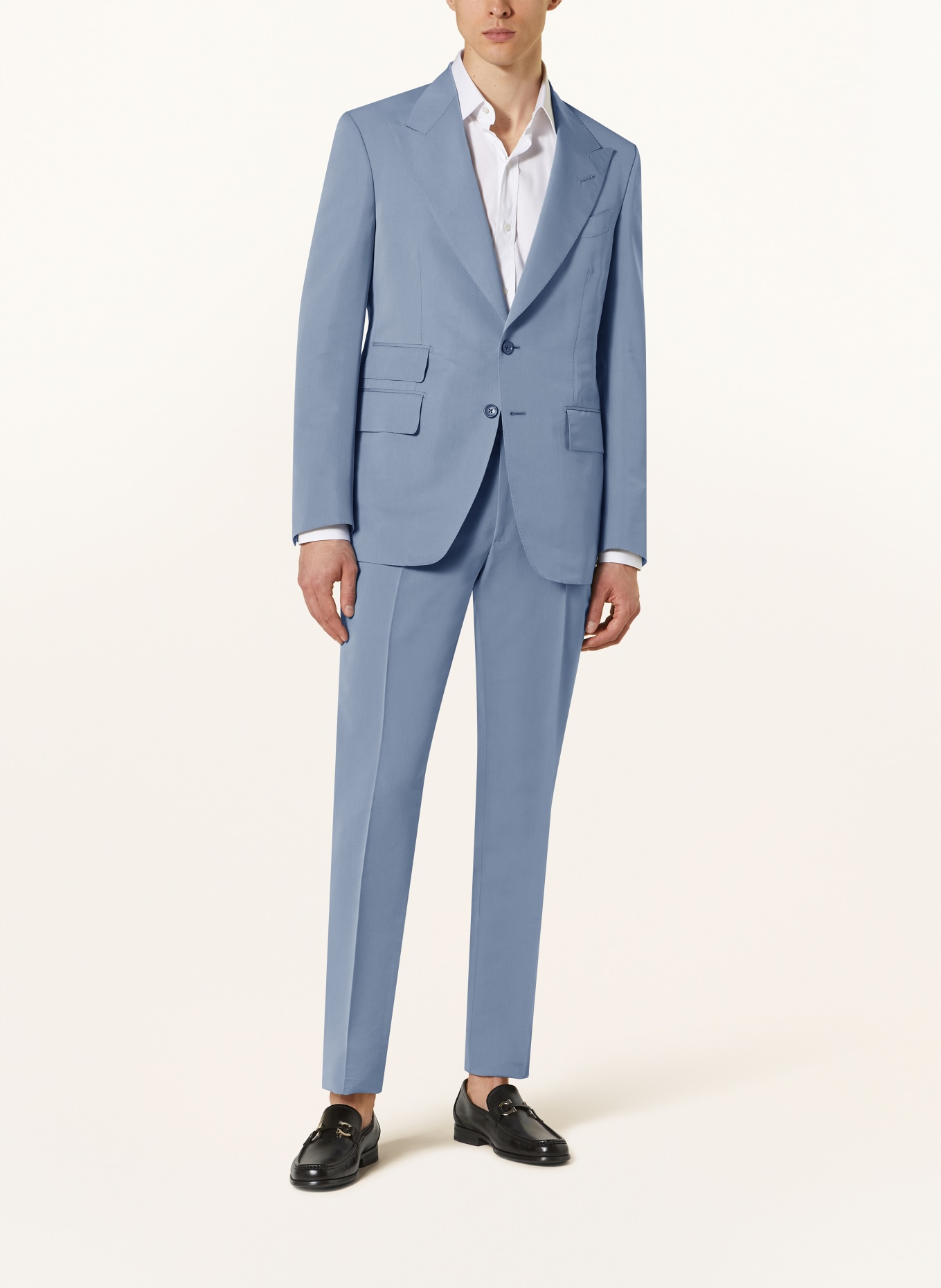 TOM FORD Suit SHELTON slim fit with silk, Color: LIGHT BLUE (Image 2)