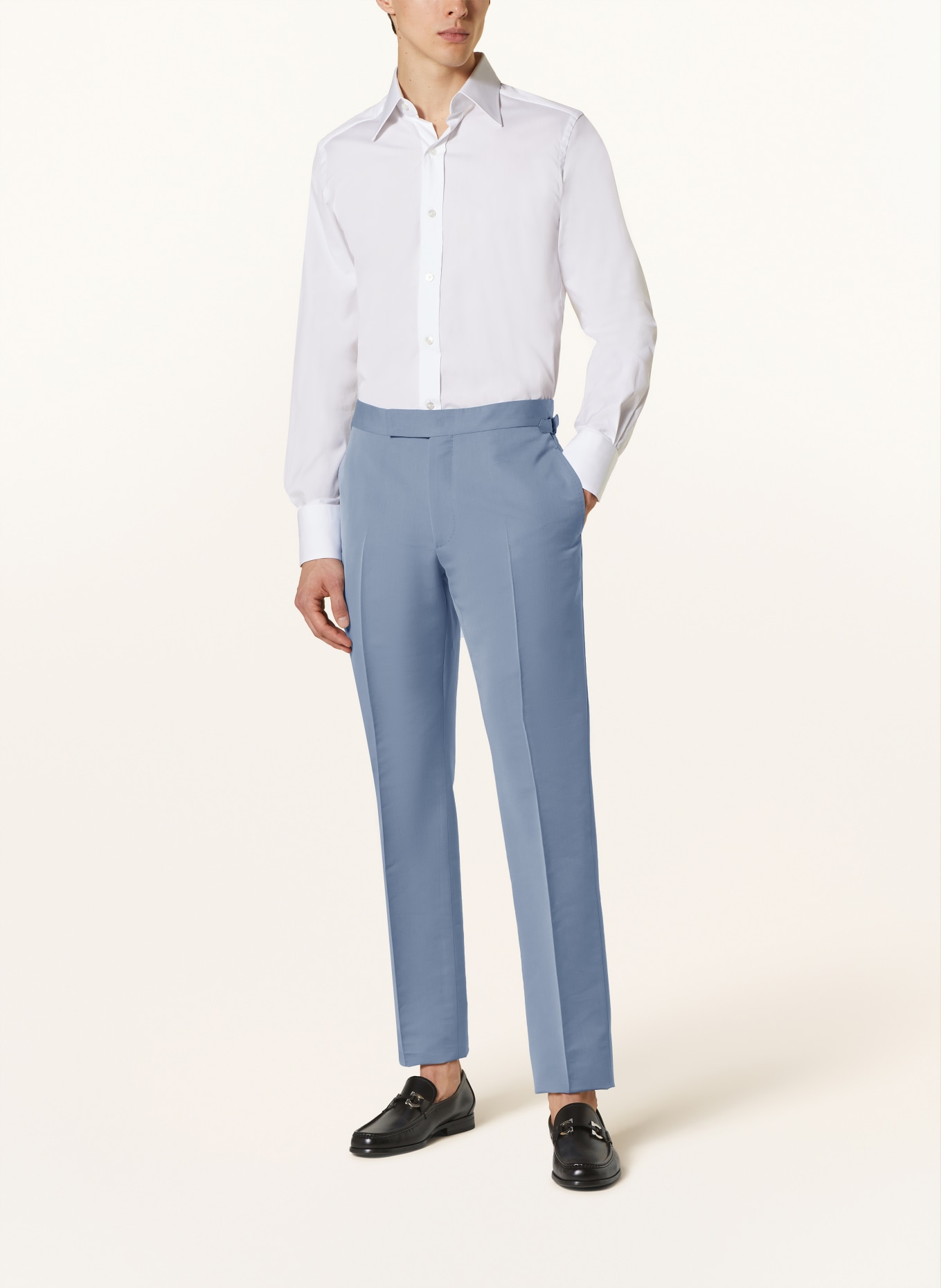 TOM FORD Suit SHELTON slim fit with silk, Color: LIGHT BLUE (Image 4)