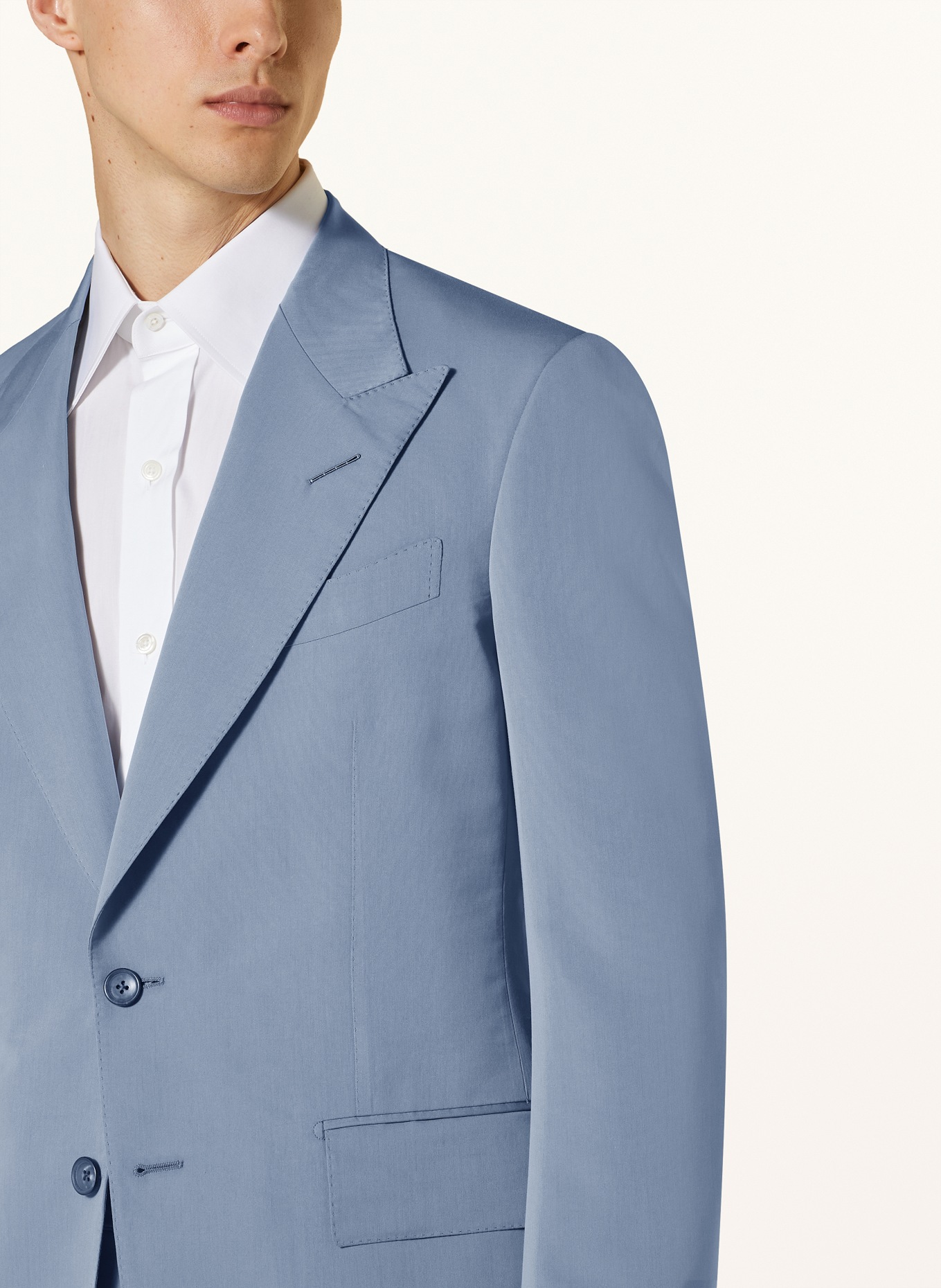 TOM FORD Suit SHELTON slim fit with silk, Color: LIGHT BLUE (Image 5)